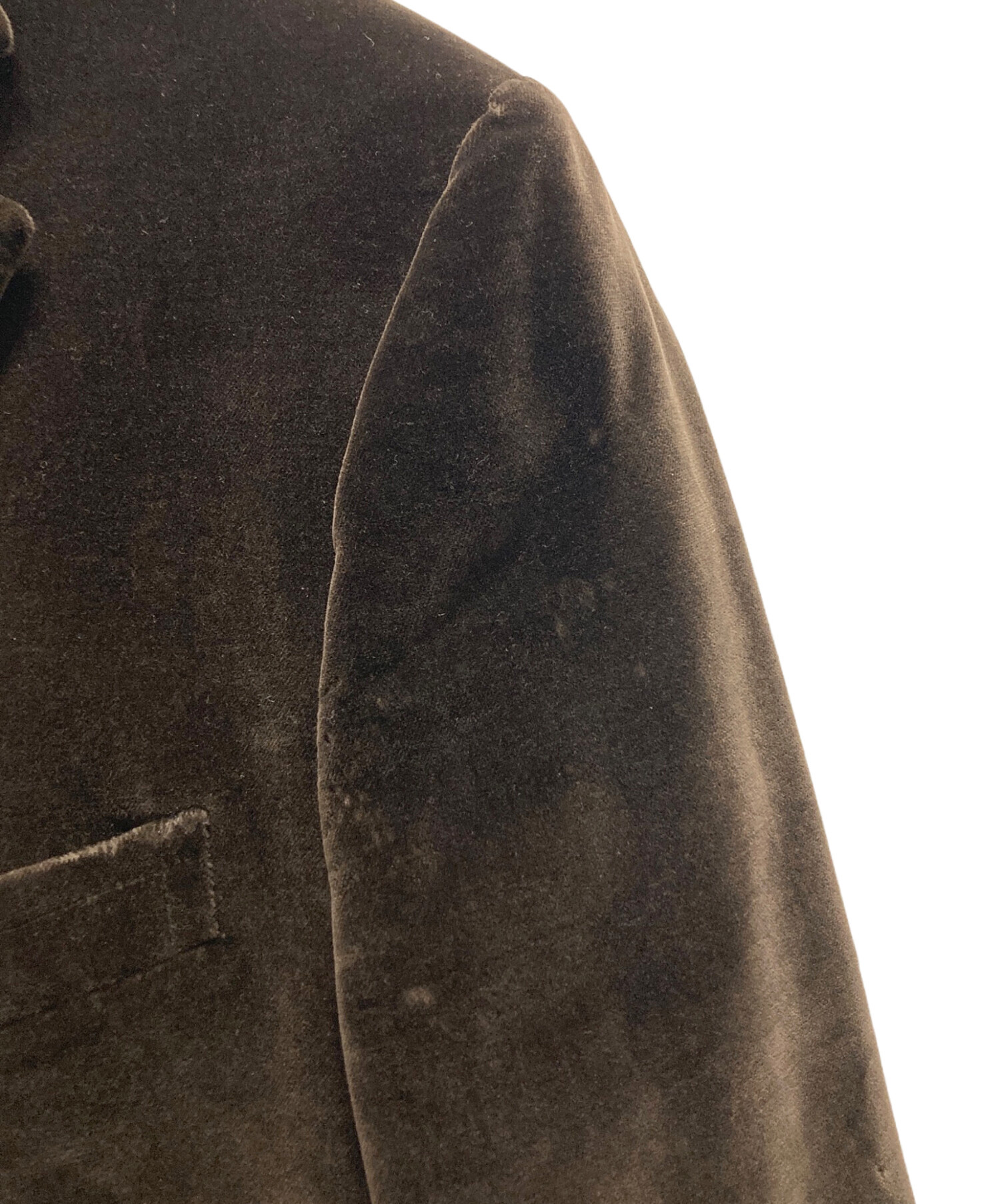 中古・古着通販】Z Zegna (ジー・ゼニア) ベロアテーラードジャケット