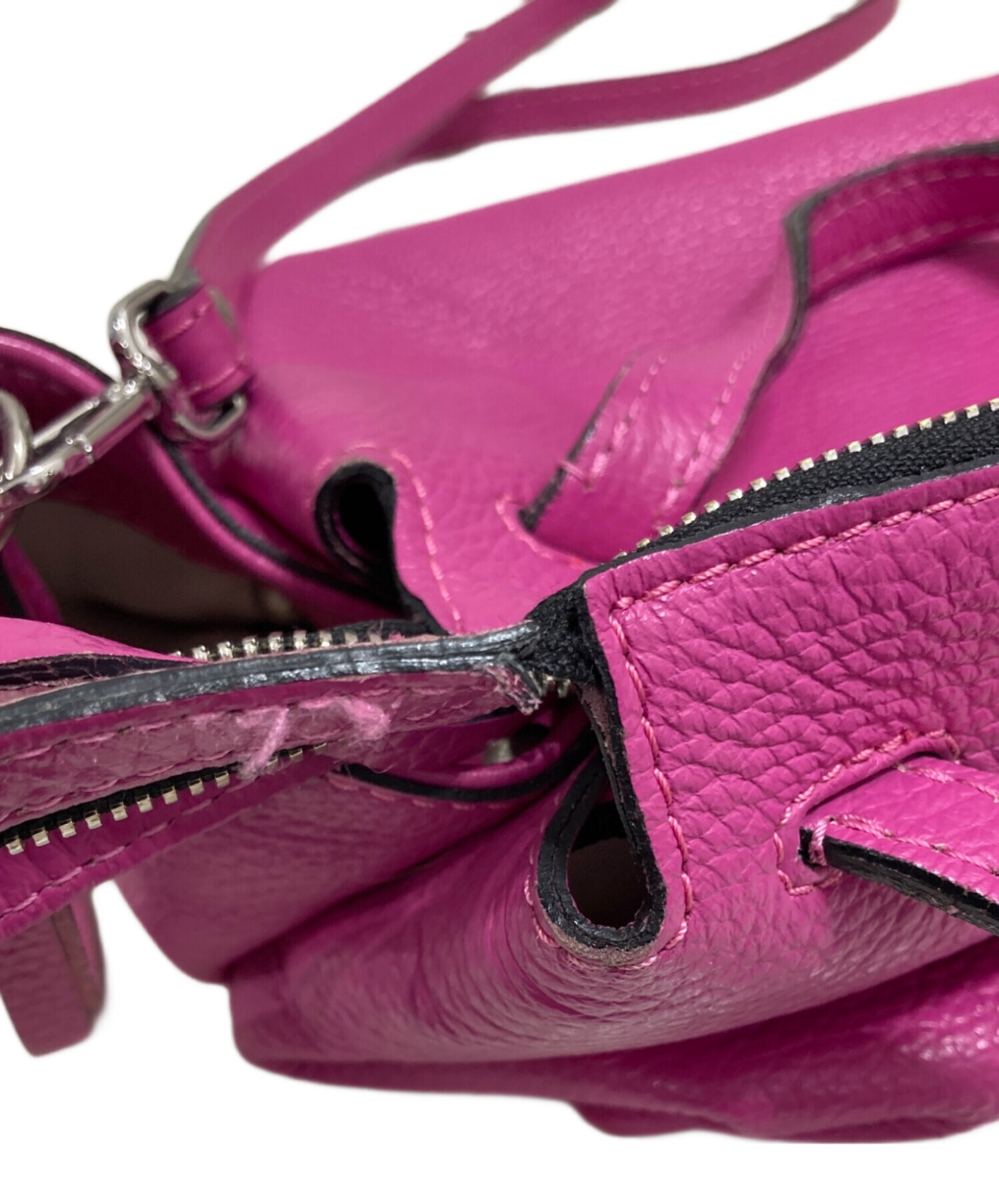 GIANNI CHIARINI ジャンニキャリーニ ショルダーバッグ  ピンク 【古着】【中古】【送料無料】 GIANNI CHIARINI - GIANNI CHIARINI ジャンニキャリーニ ショルダー