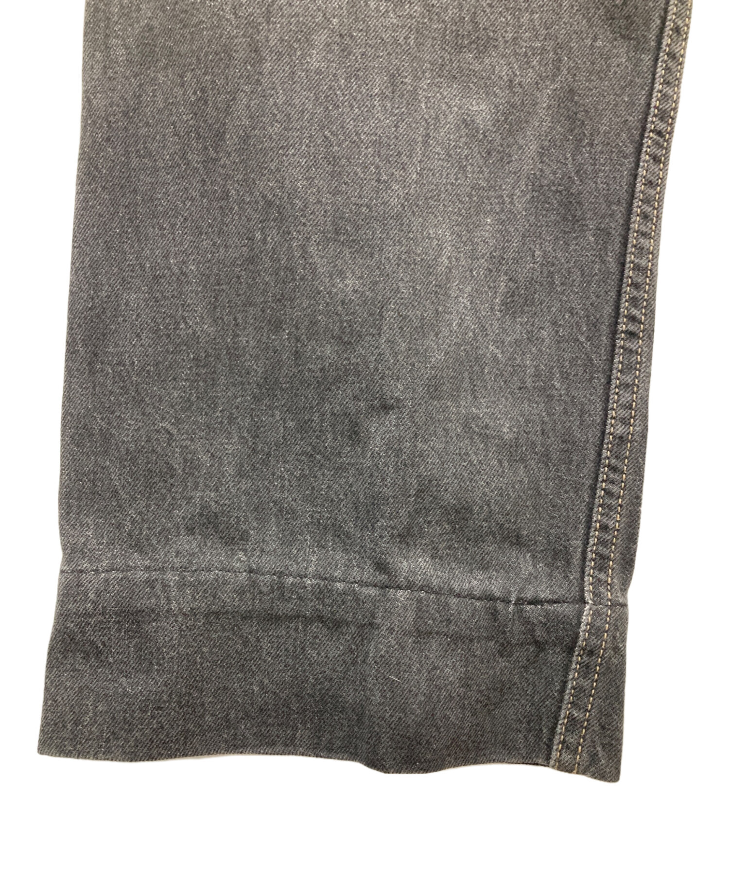 中古・古着通販】LEVI'S (リーバイス) 先染め569デニムパンツ ブラック
