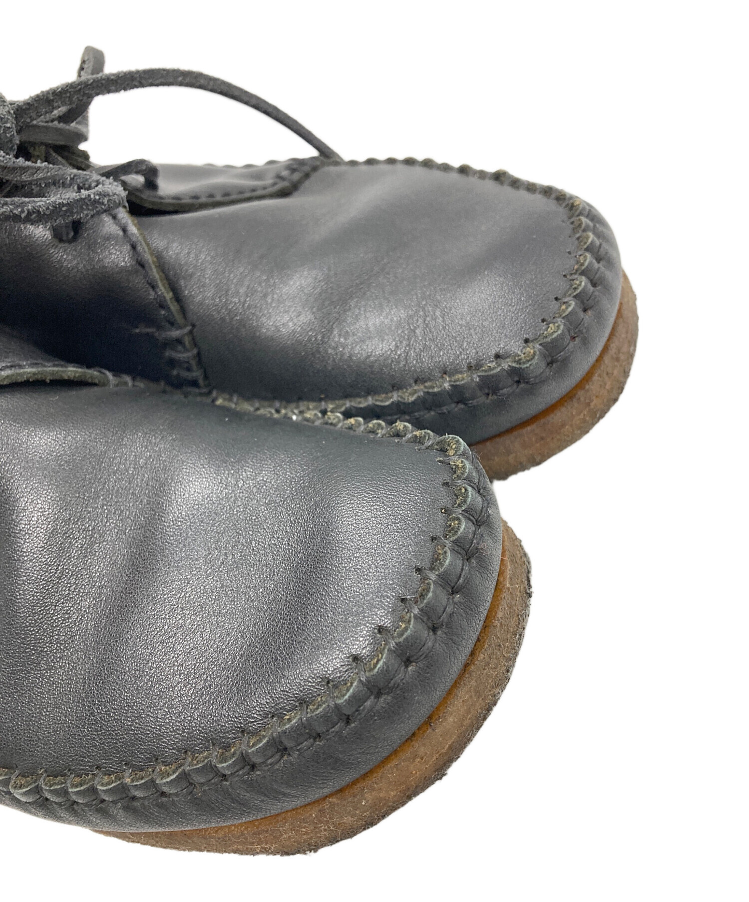 中古・古着通販】CLARKS (クラークス) レザーシューズ ブラック サイズ