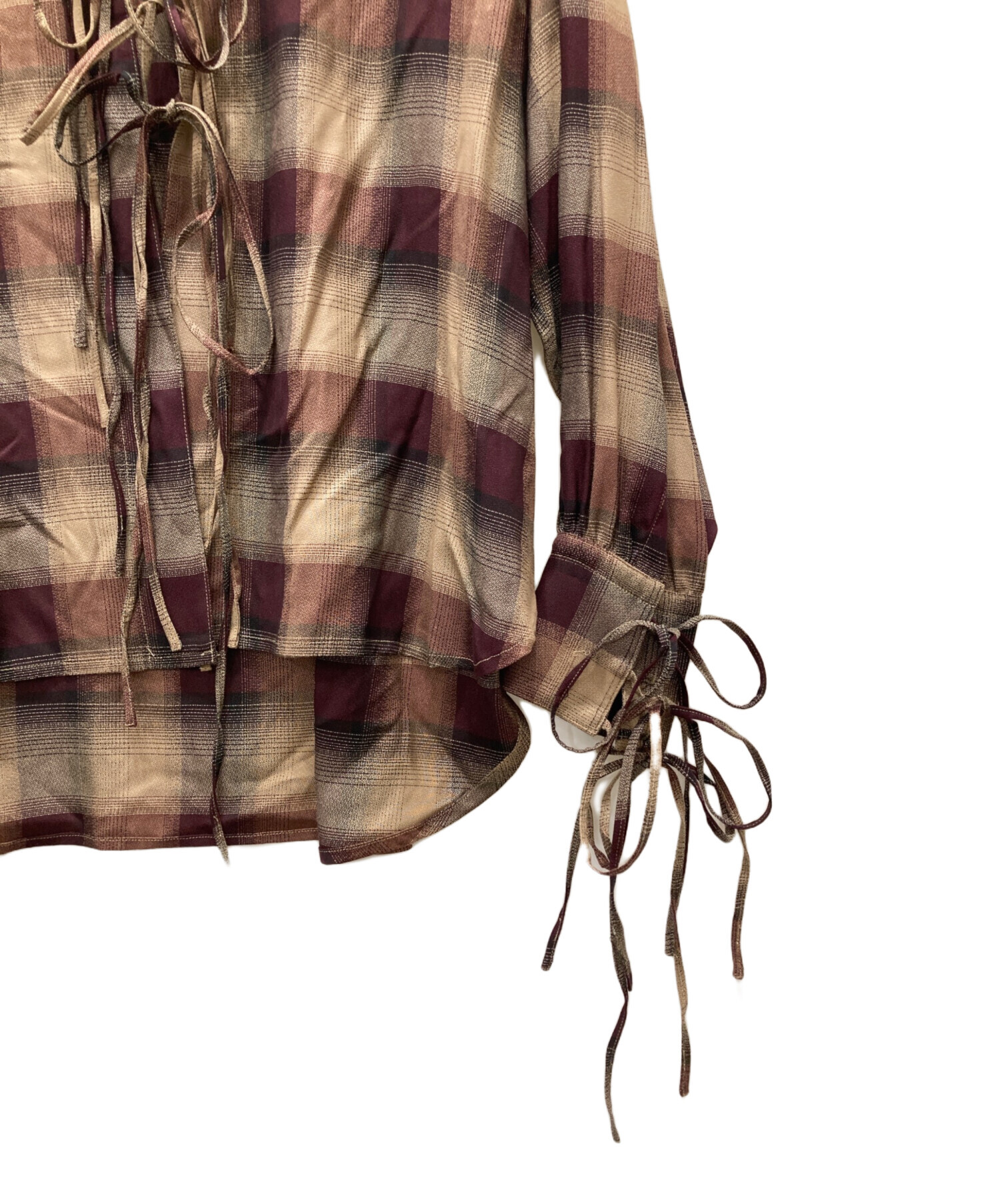 中古・古着通販】SUGARHILL (シュガーヒル) PLAID STRING SHIRTS