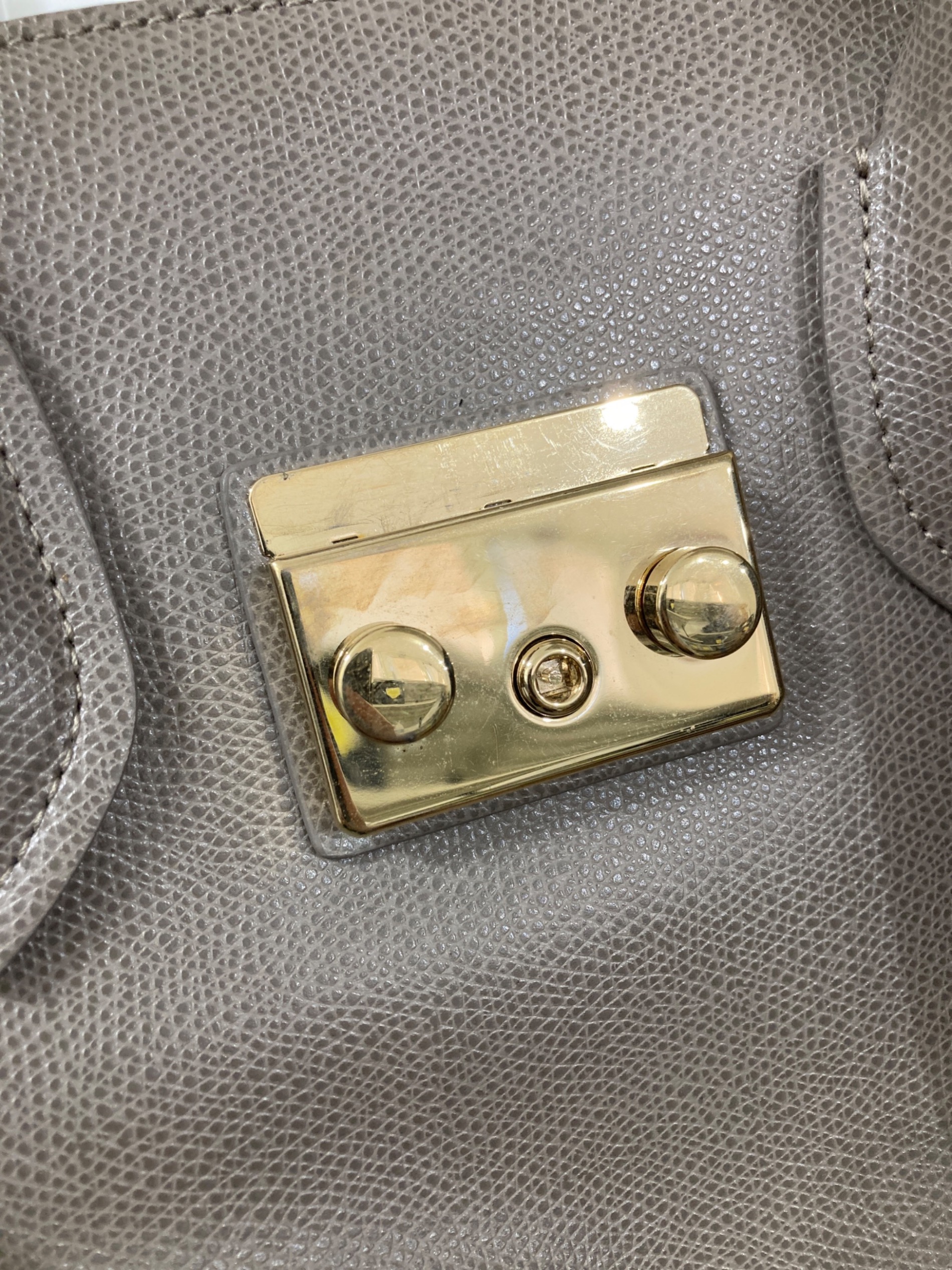 中古・古着通販】FURLA (フルラ) メトロポリス2WAYショルダー ベージュ