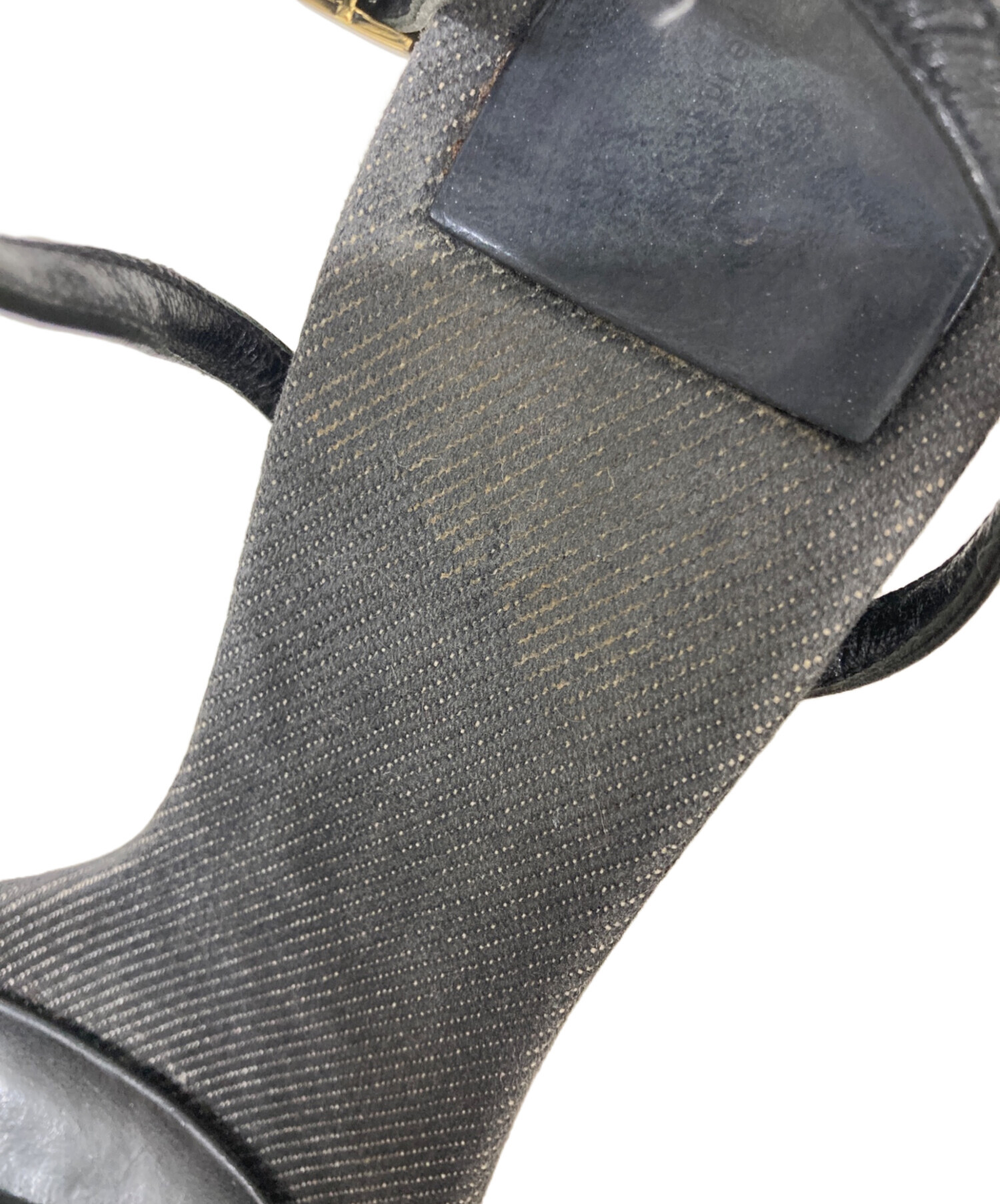 中古・古着通販】GUCCI (グッチ) シェリーラインヒールサンダル