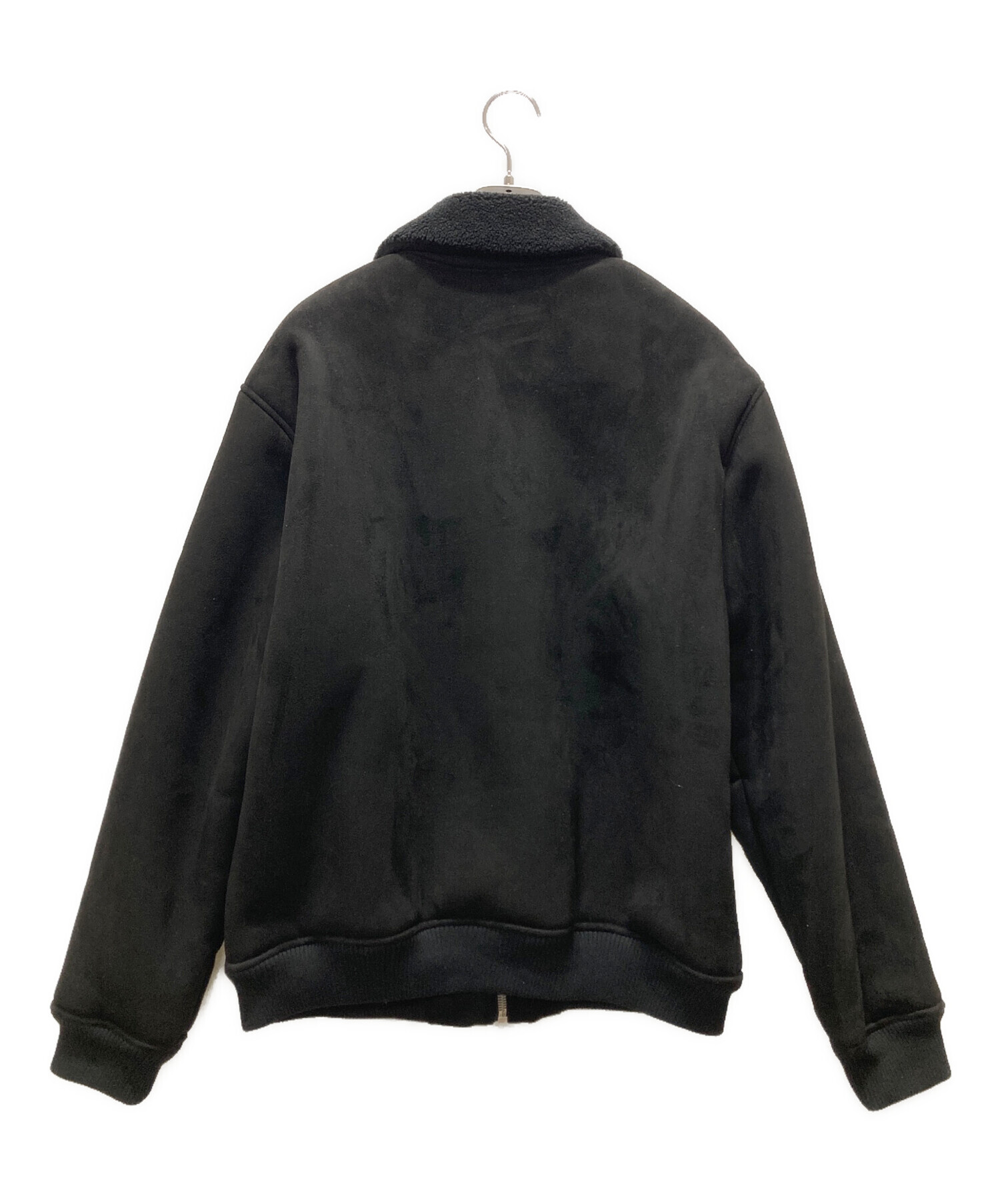 中古・古着通販】ZARA (ザラ) フェイクムートンジャケット ブラック