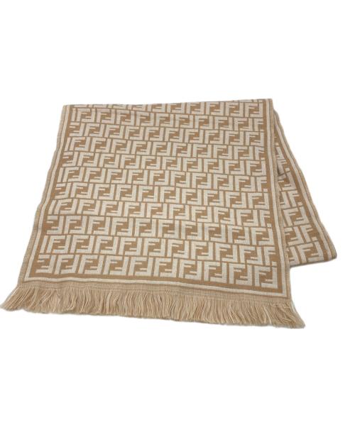 中古・古着通販】FENDI (フェンディ) ズッカ柄フリンジマフラー