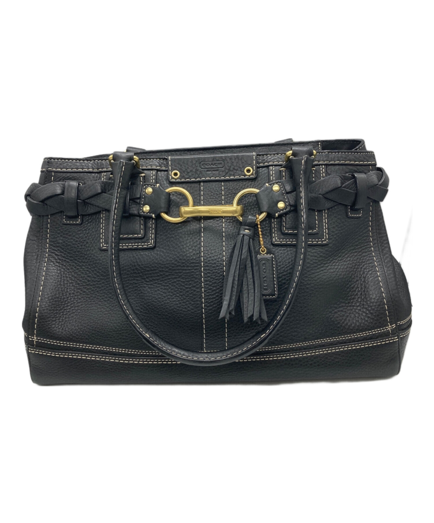 中古・古着通販】COACH (コーチ) トートバッグ ブラック｜ブランド