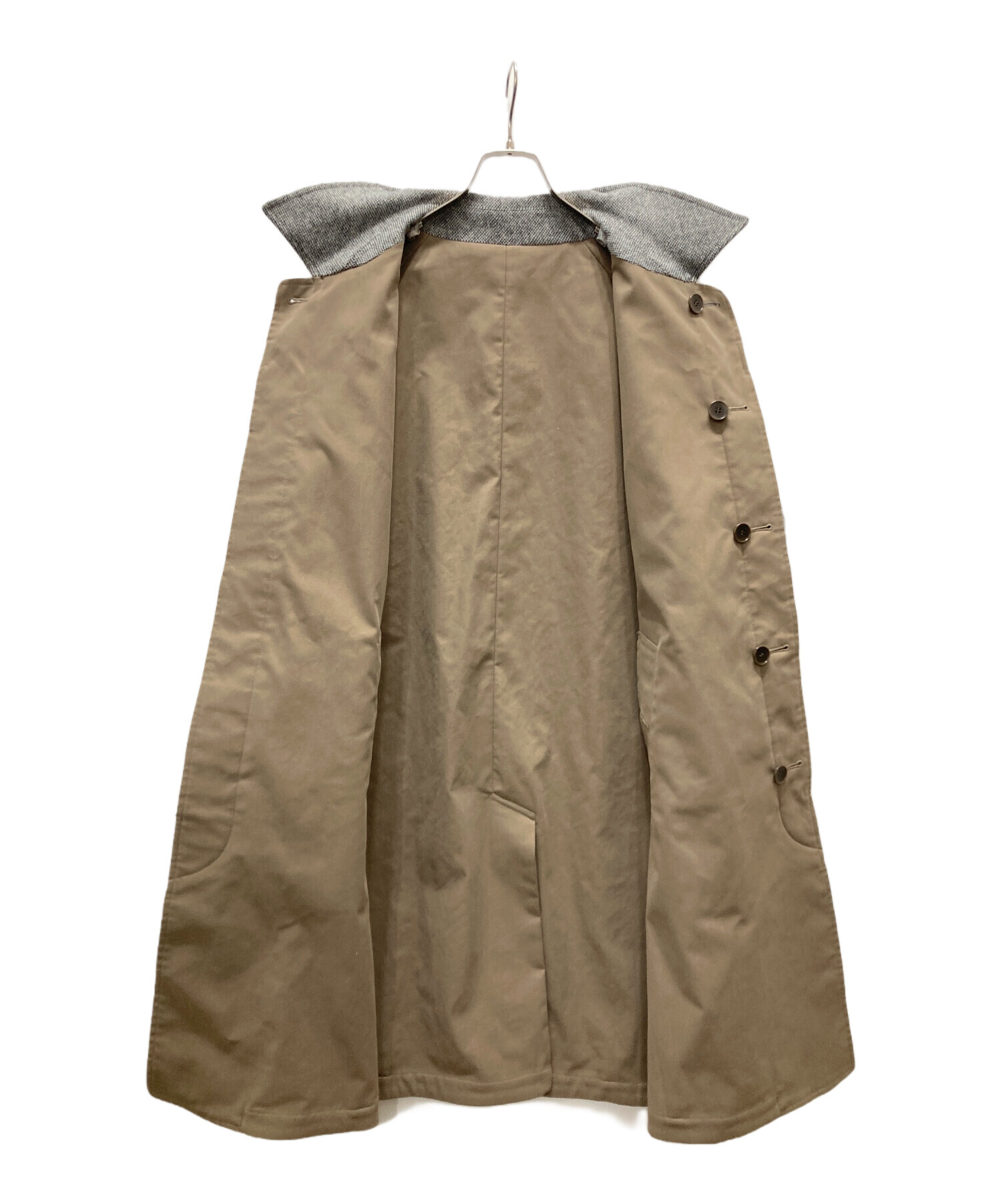 中古・古着通販】SHIPS (シップス) ヘリンボーンツイードステンカラー