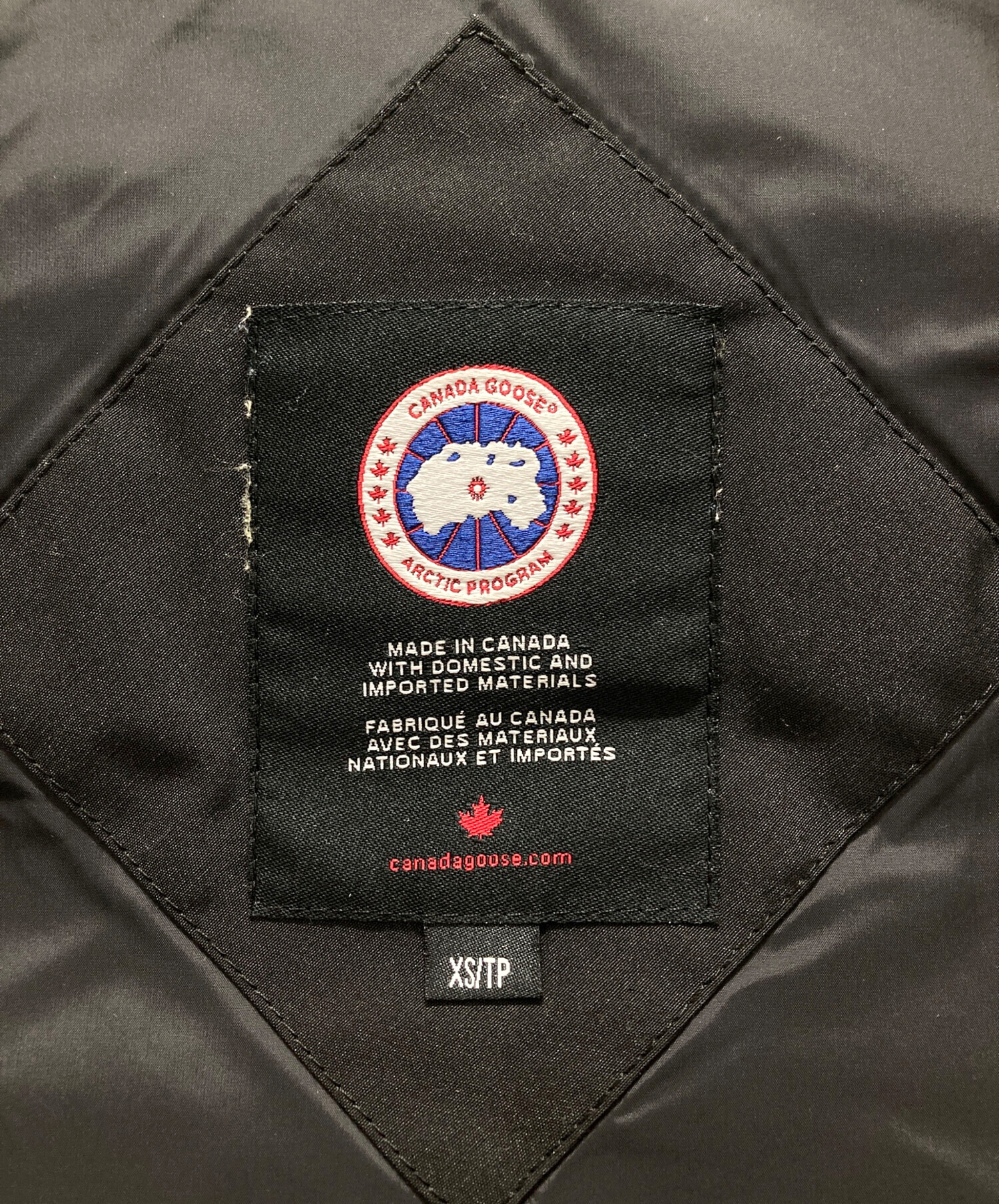 中古・古着通販】CANADA GOOSE (カナダグース) ダウンベスト ブラック 