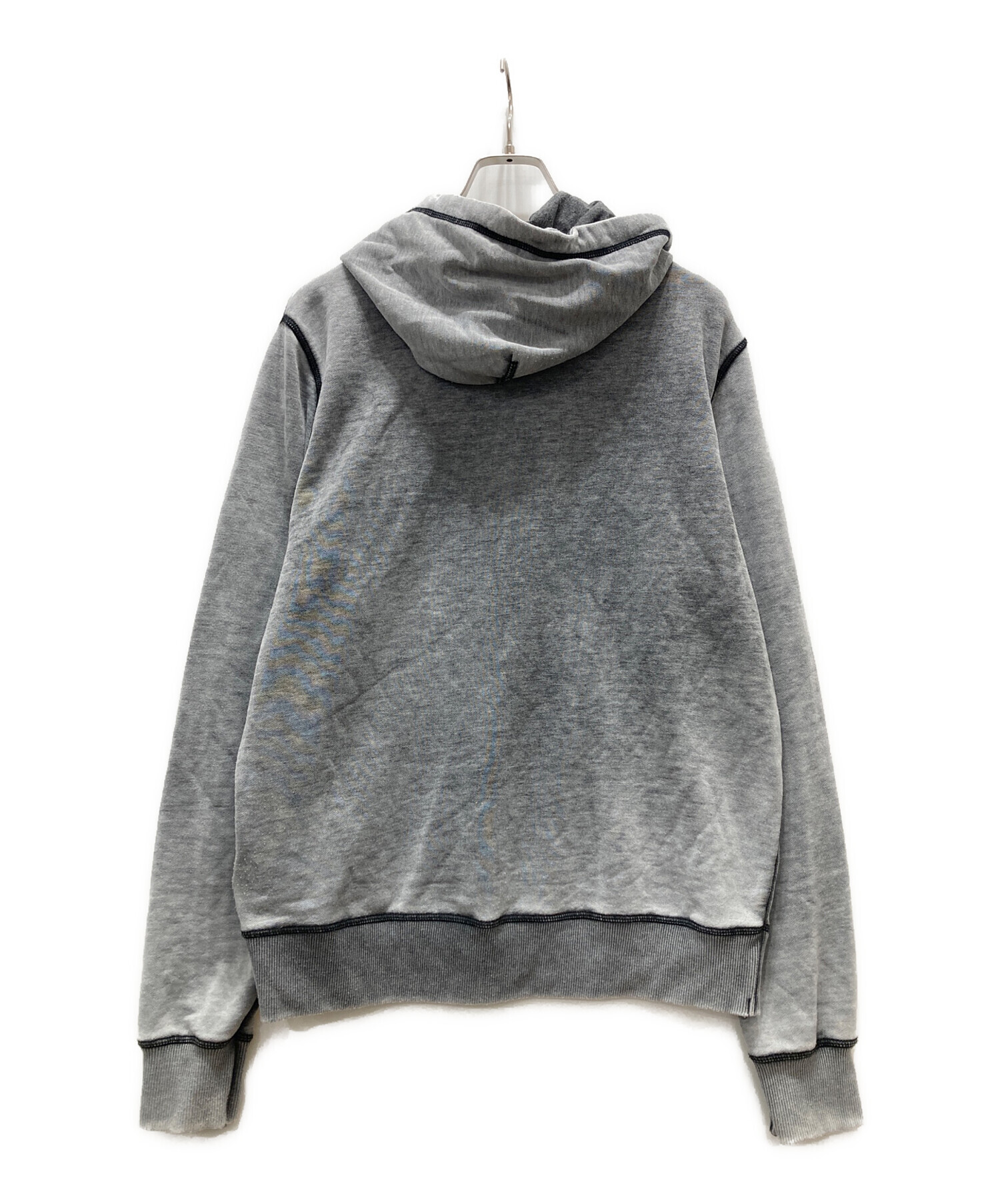 中古・古着通販】DIESEL (ディーゼル) ロゴプリントパーカー/S-GINN
