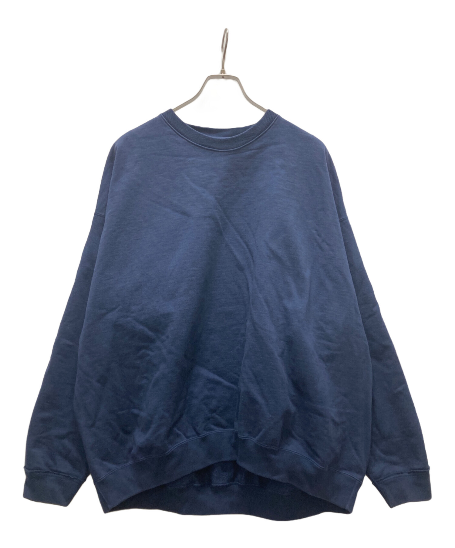 中古・古着通販】MARKAWARE (マーカウェア) HUGE SWEAT SHIRT ネイビー 