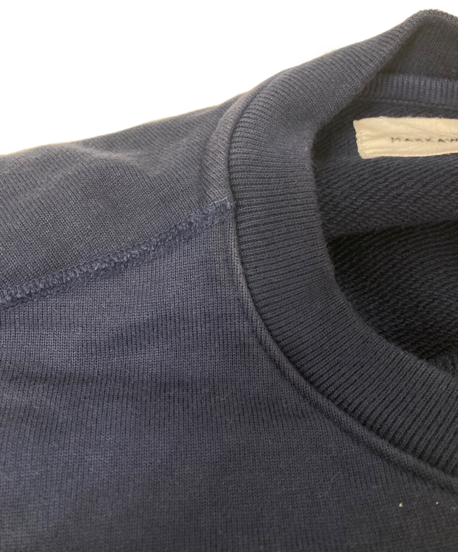 中古・古着通販】MARKAWARE (マーカウェア) HUGE SWEAT SHIRT ネイビー 