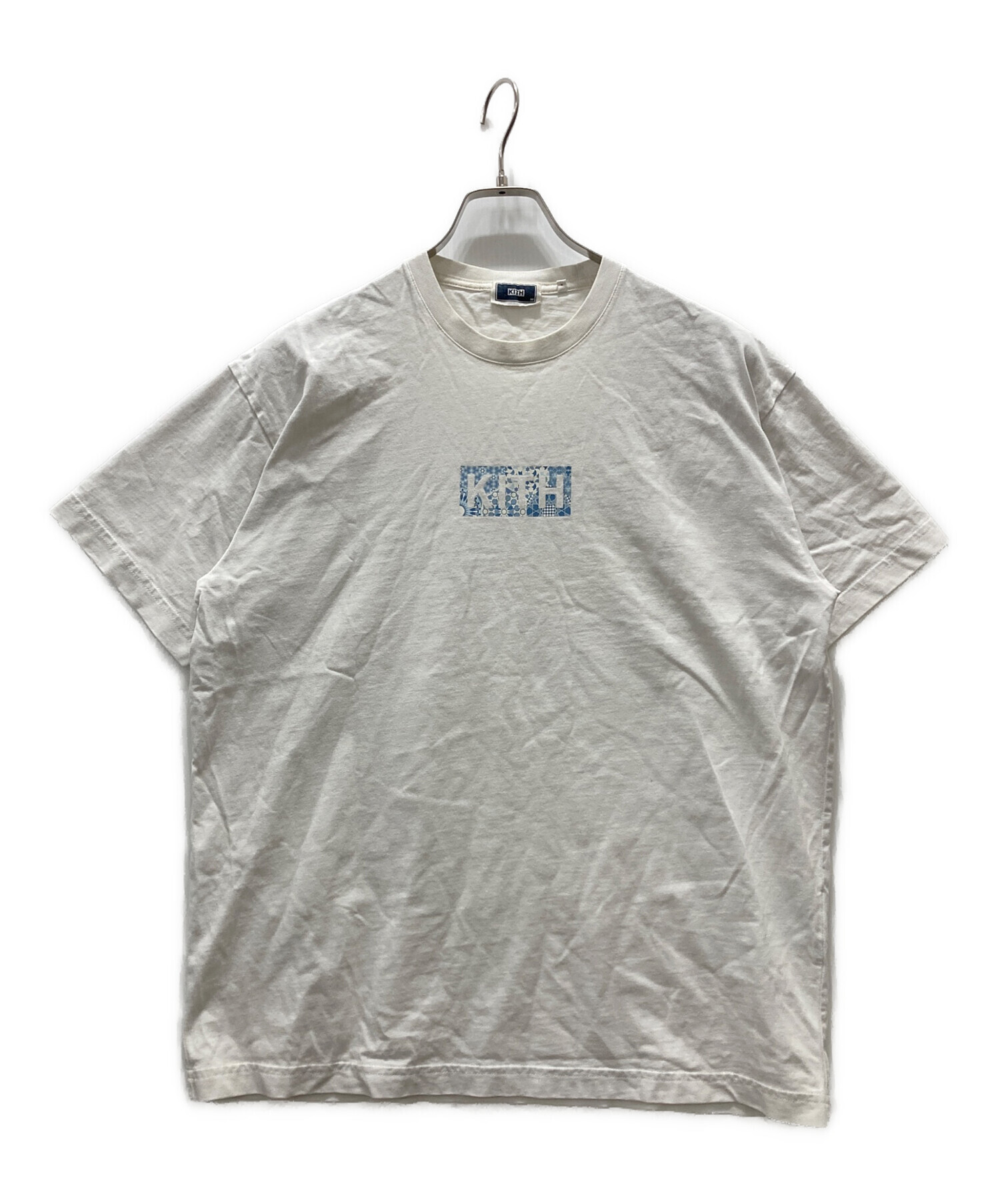 中古・古着通販】KITH (キス) ボックスロゴTシャツ ホワイト サイズ:M