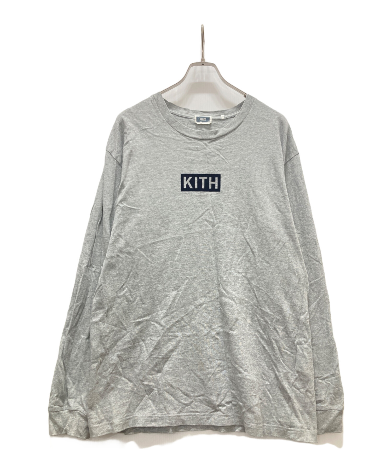 中古・古着通販】KITH (キス) クラシックBOXロゴ ロングスリーブT 