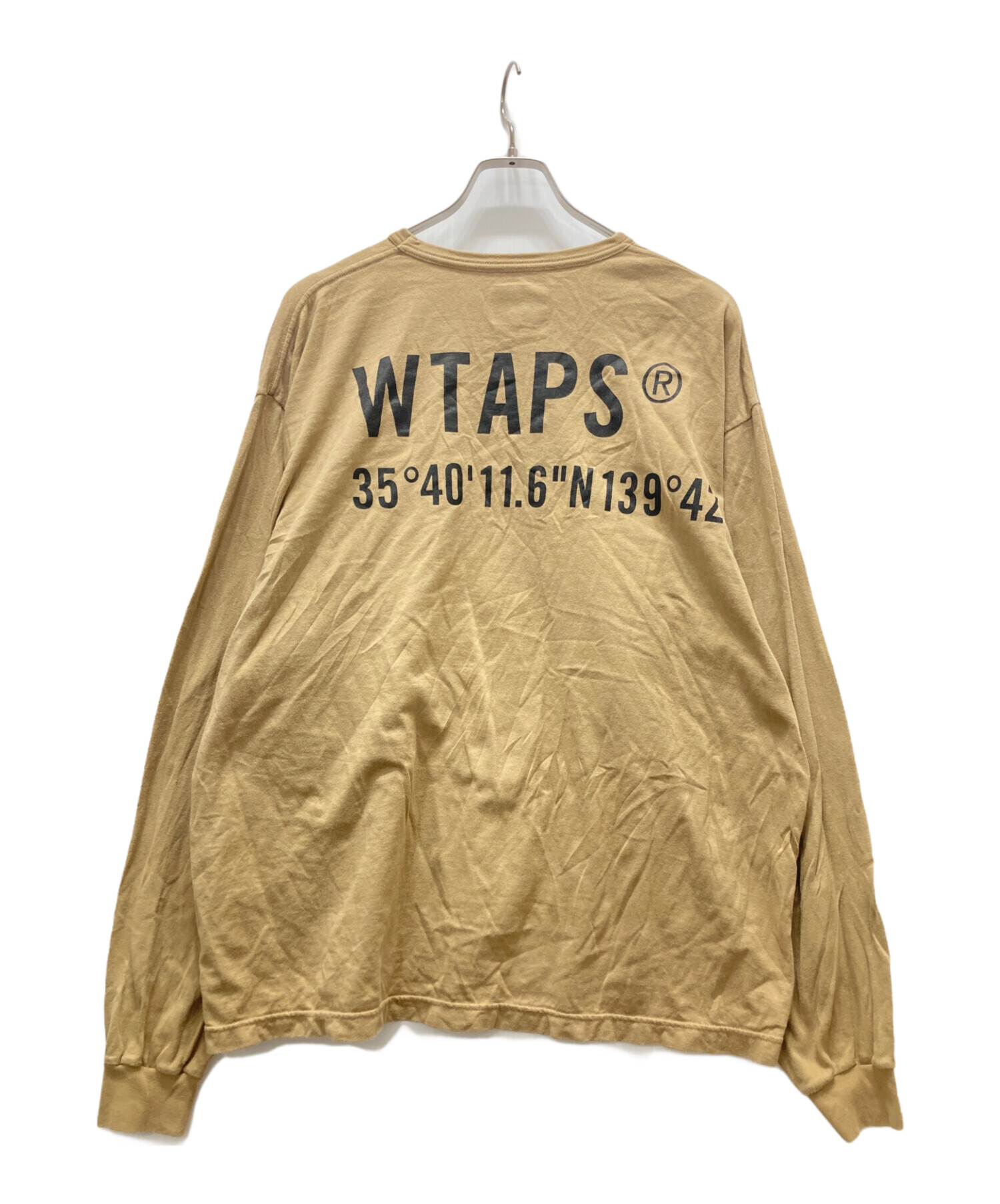 中古・古着通販】WTAPS (ダブルタップス) 21AW GPS/LS/COTTON ベージュ