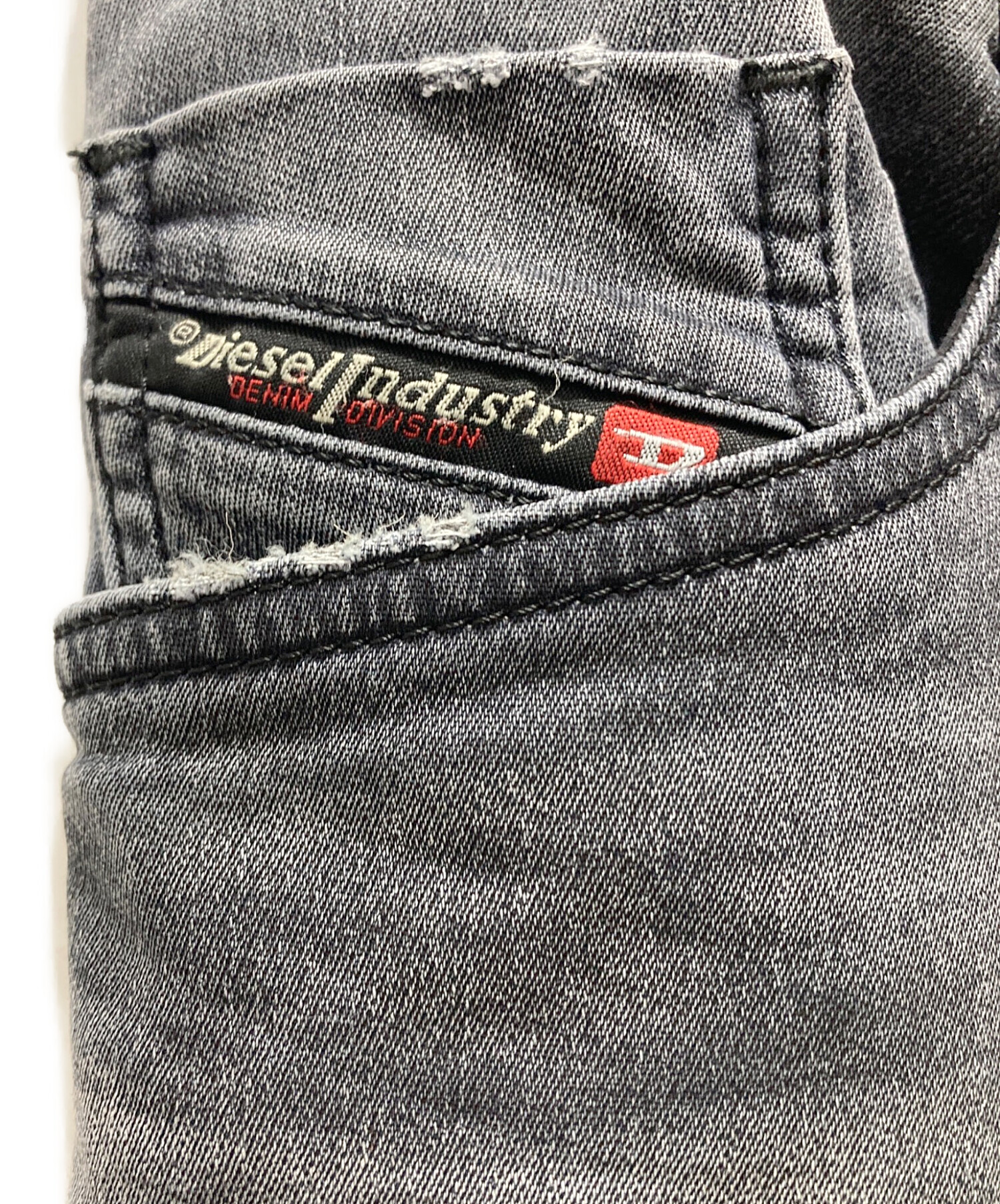 中古・古着通販】DIESEL (ディーゼル) ジョグジーンズ ブラック サイズ