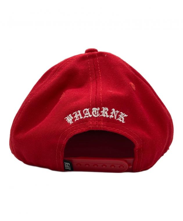 Phatrnk キャップ 赤 中古・古着通販】PHATRNK (ファットランク) キャップ レッド｜ブランド