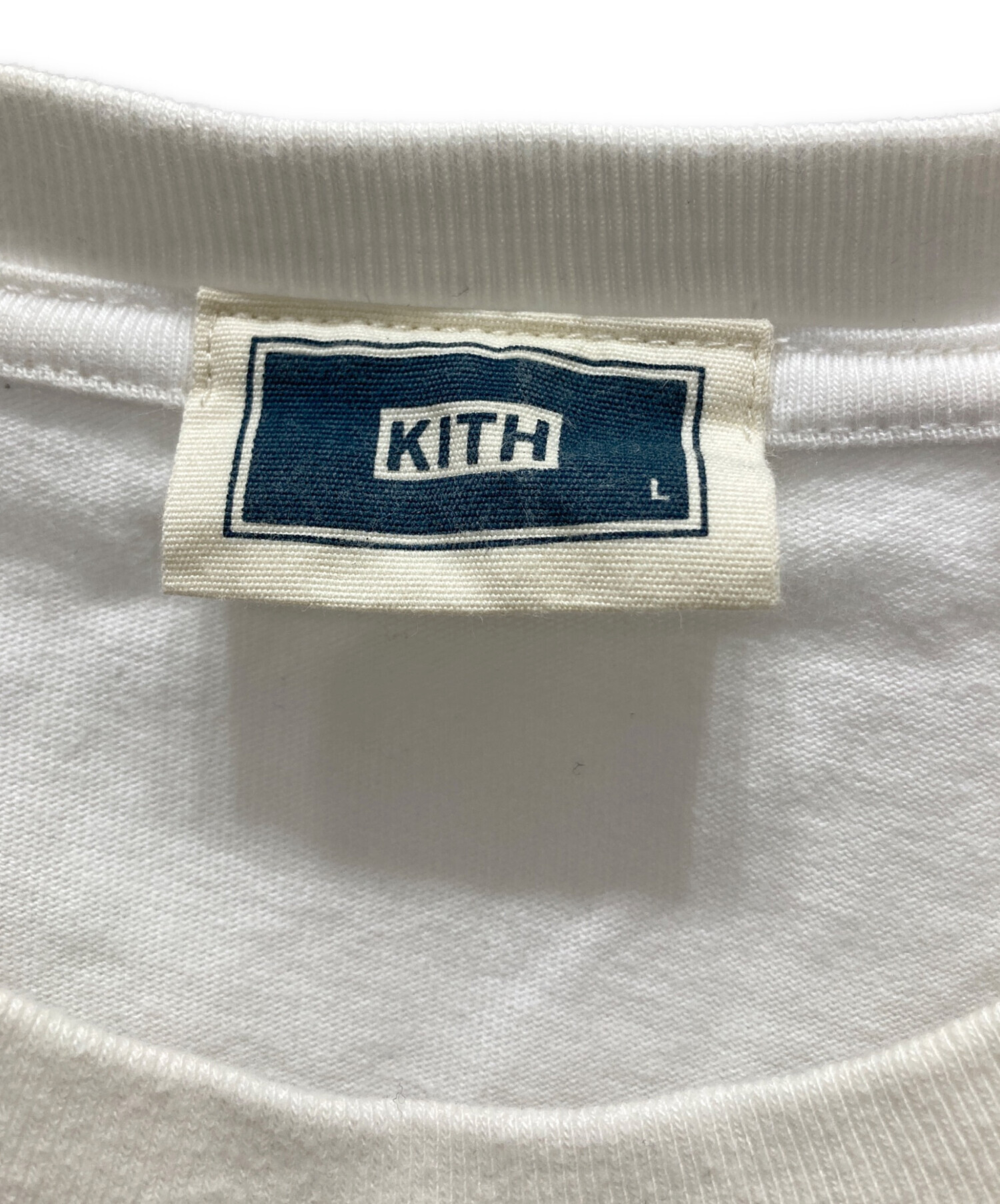 【未使用】KITH キス スモール ボックスロゴ Tシャツ 白 L ボックスロゴ 中古・古着通販】KITH (キス) ボックスロゴTシャツ ホワイト サイズ:L