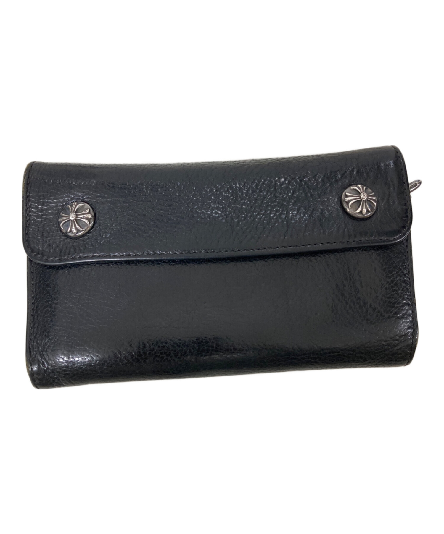 中古・古着通販】CHROME HEARTS (クロムハーツ) レザー ウェーブ