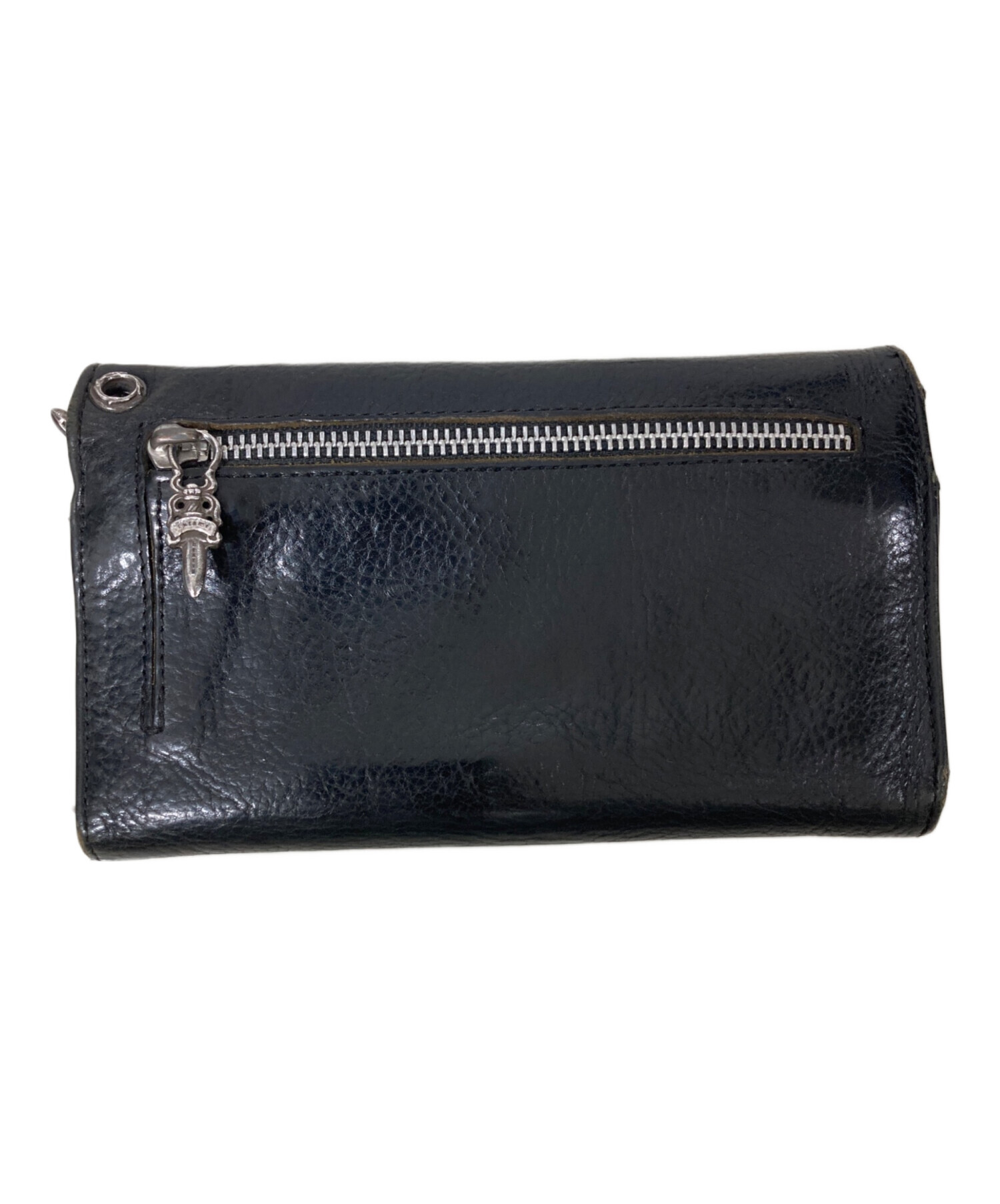 中古・古着通販】CHROME HEARTS (クロムハーツ) レザー ウェーブ