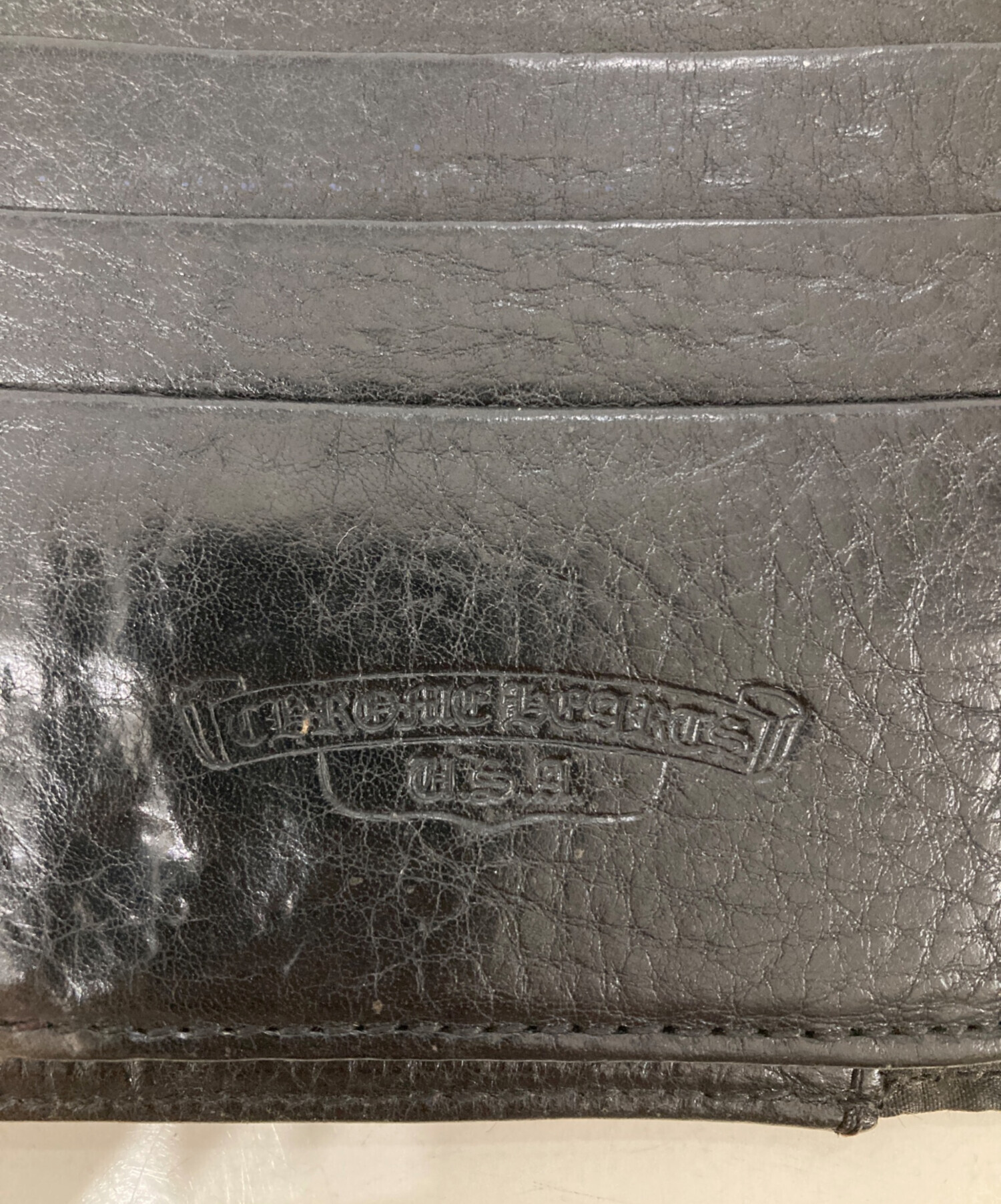 中古・古着通販】CHROME HEARTS (クロムハーツ) レザー ウェーブ