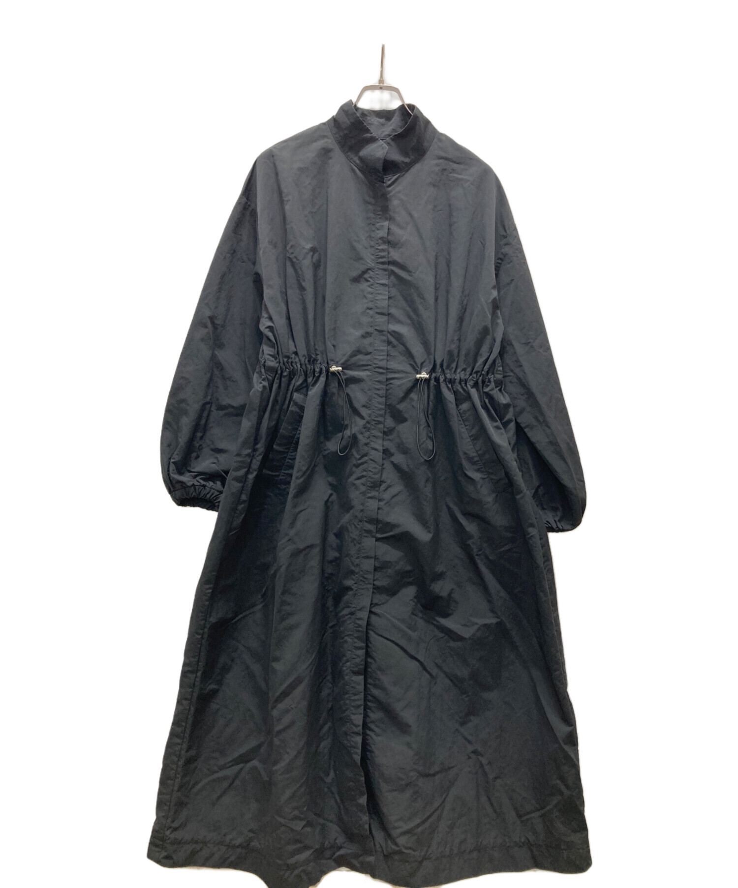 中古・古着通販】Ungrid (アングリッド) ロングモッズコート ブラック 
