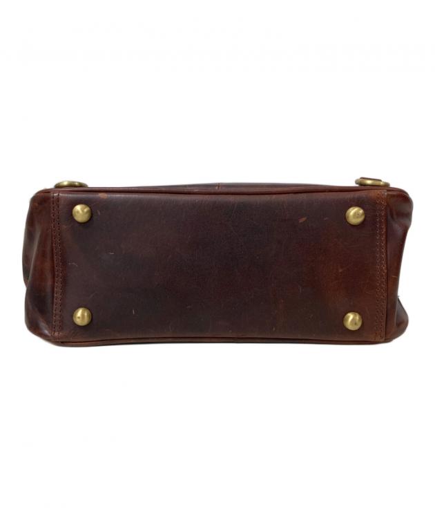 中古・古着通販】VALISE (バリス) レザーショルダーバッグ ブラウン