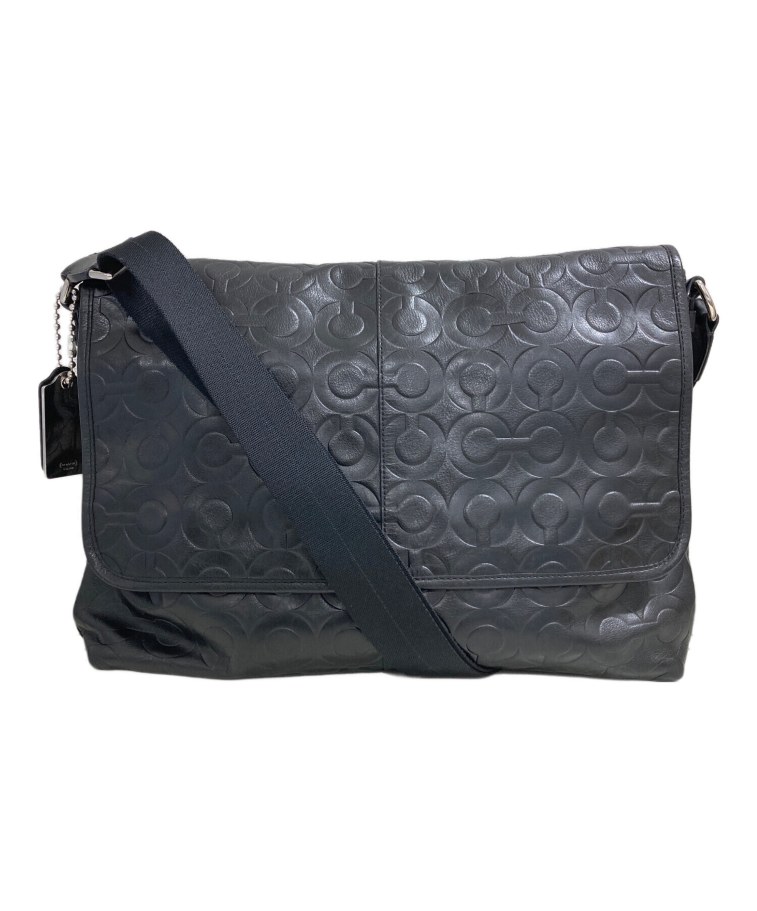 中古・古着通販】COACH (コーチ) ショルダーバッグ/Op Art Embossed 