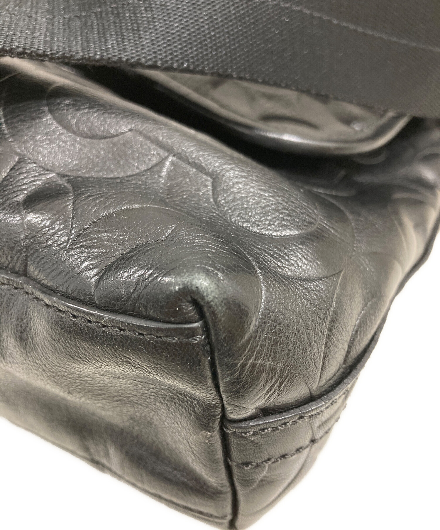 中古・古着通販】COACH (コーチ) ショルダーバッグ/Op Art Embossed