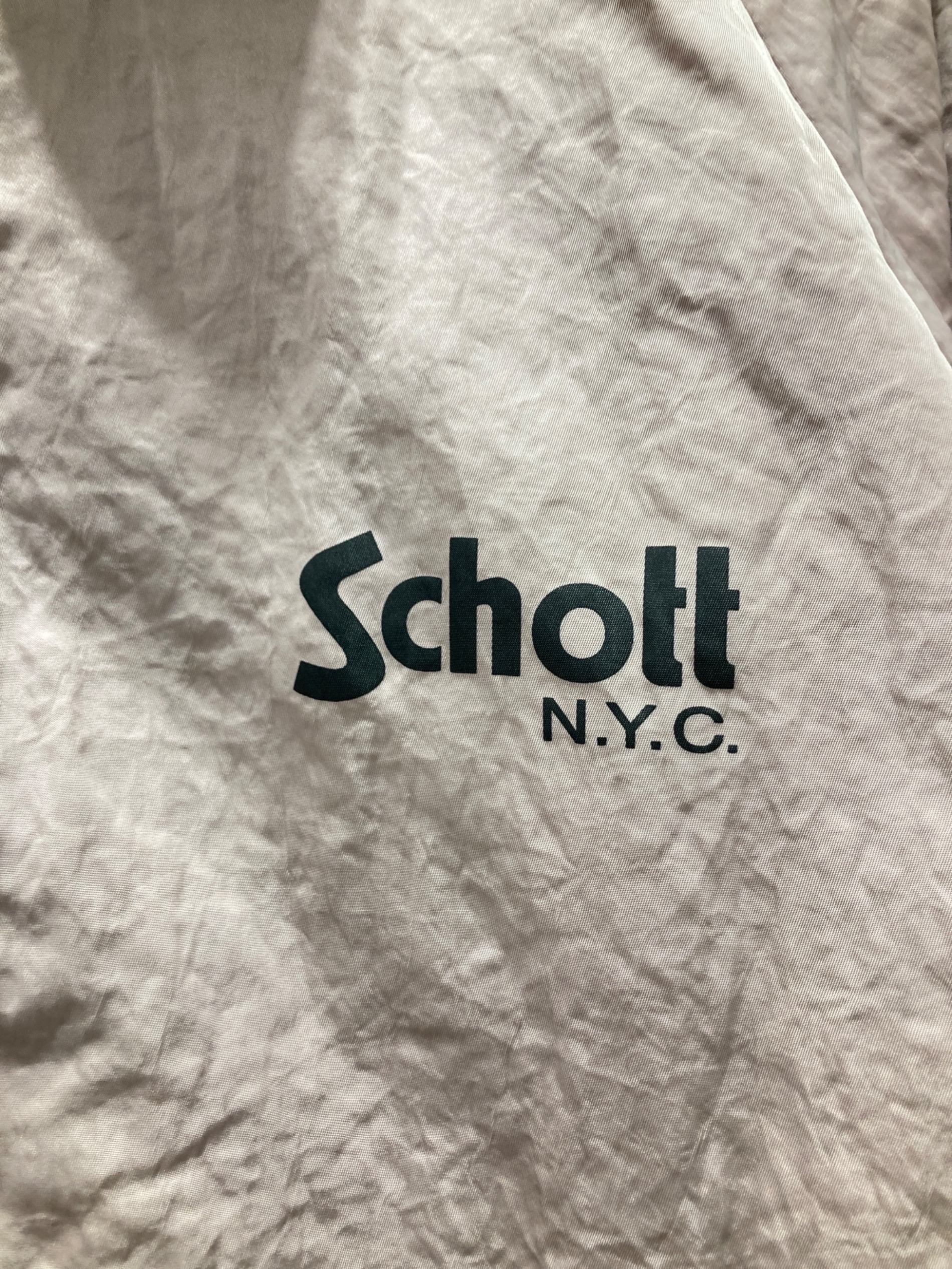 中古・古着通販】SCHOTT BROS. (ショット) OVAL LOGOコーチジャケット 