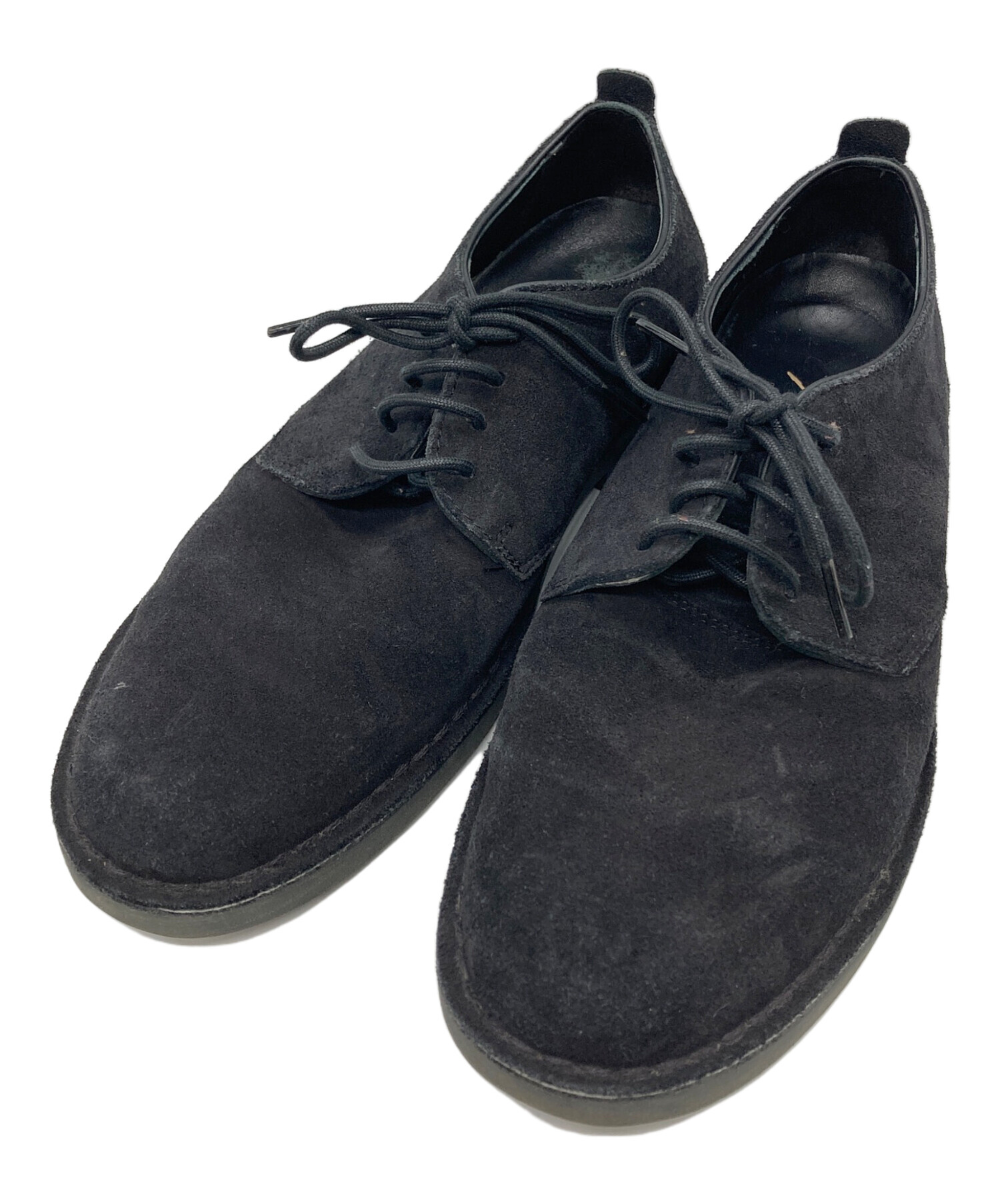 中古　Clarks◆シューズ/BLK 中古・古着通販】CLARKS (クラークス) スウェードシューズ ブラック