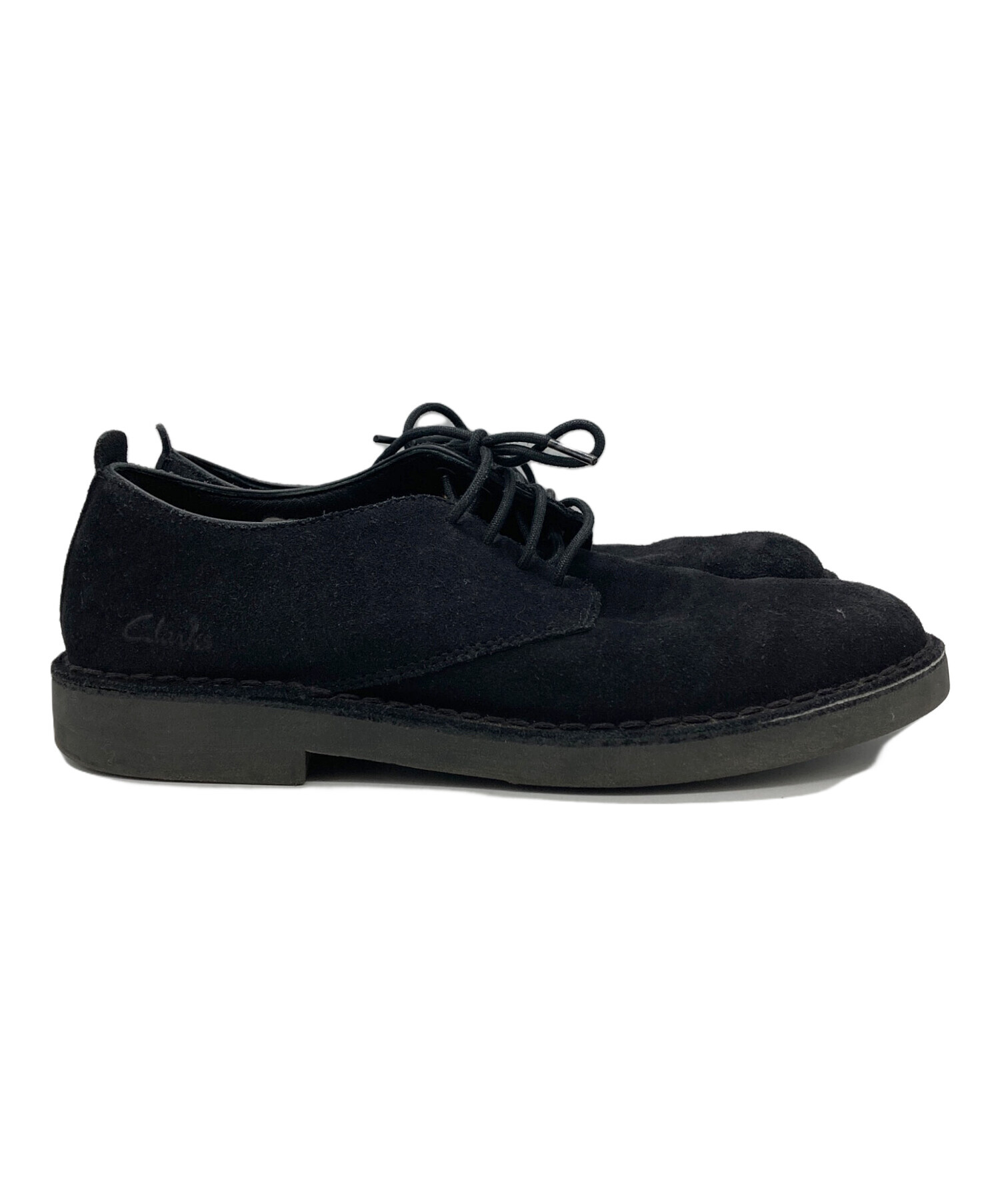 中古・古着通販】CLARKS (クラークス) スウェードシューズ ブラック