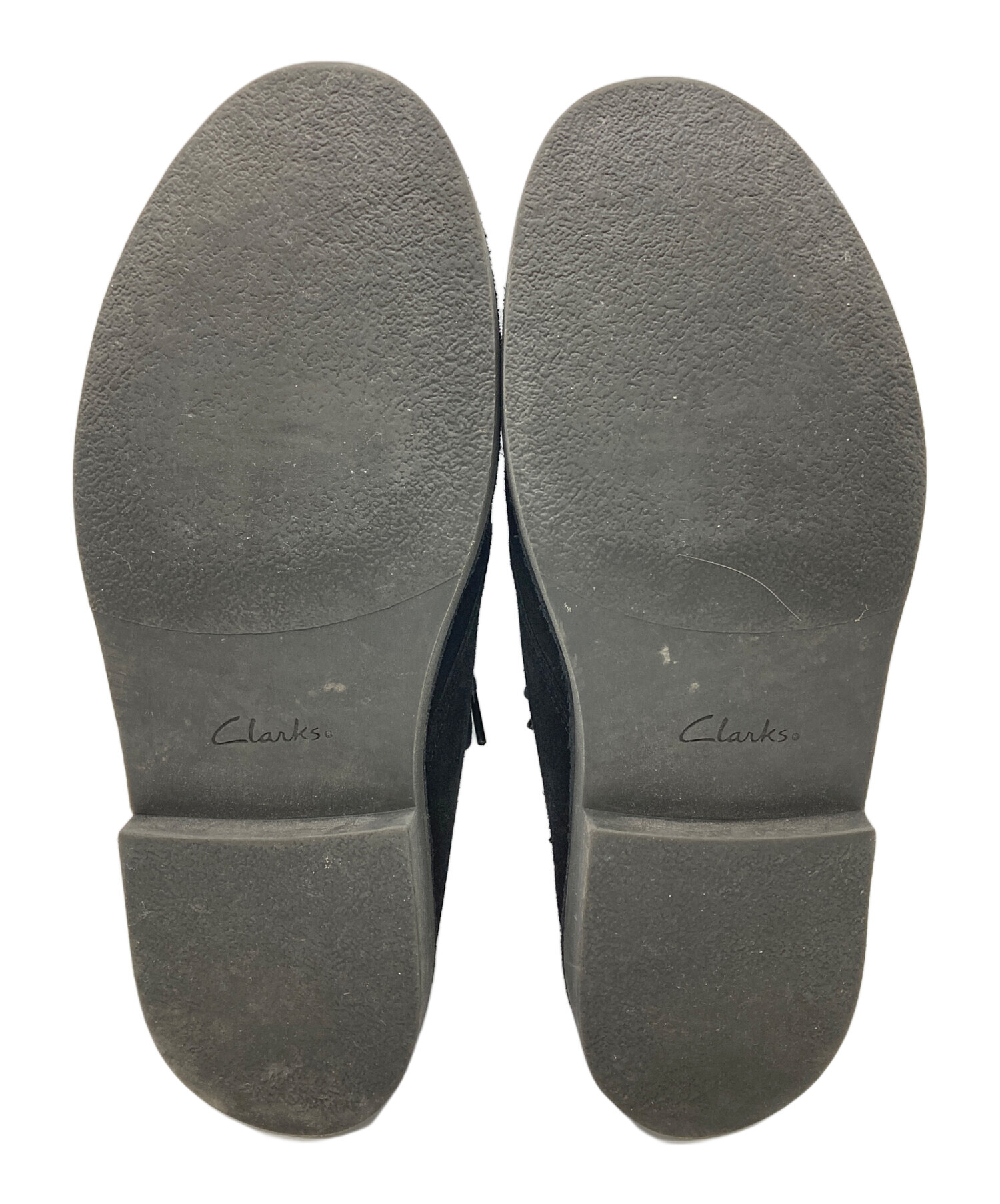中古・古着通販】CLARKS (クラークス) スウェードシューズ ブラック