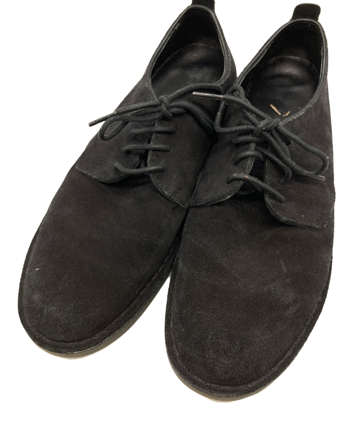 中古・古着通販】CLARKS (クラークス) スウェードシューズ ブラック