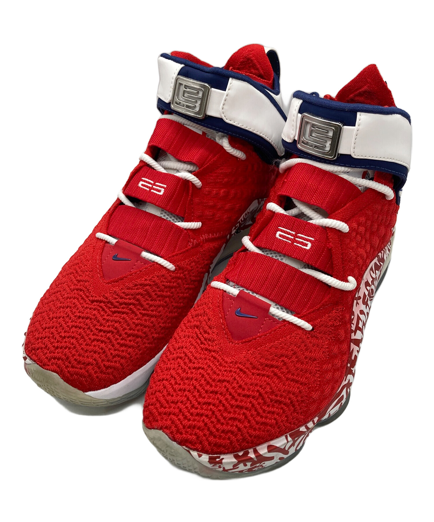 中古・古着通販】NIKE (ナイキ) NIKE LEBRON 17 FP レッド サイズ:27 