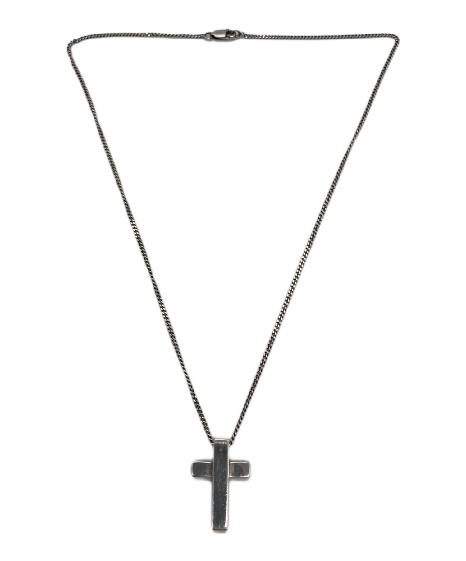 中古・古着通販】GUCCI (グッチ) クロスネックレス シルバー｜ブランド 