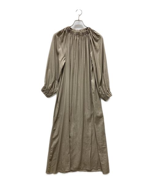 中古・古着通販】TODAYFUL (トゥデイフル) Neck Gather Dress カーキ