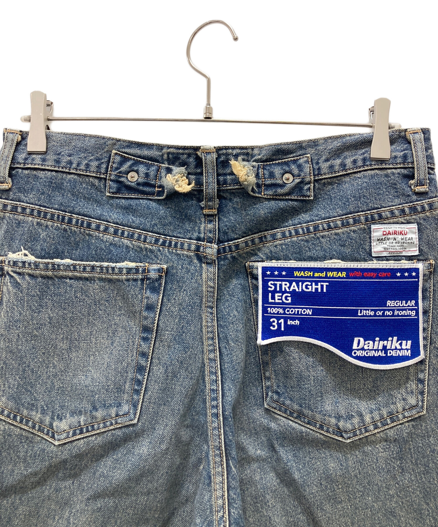 中古・古着通販】DAIRIKU (ダイリク) Straight Vintage Denim Pants