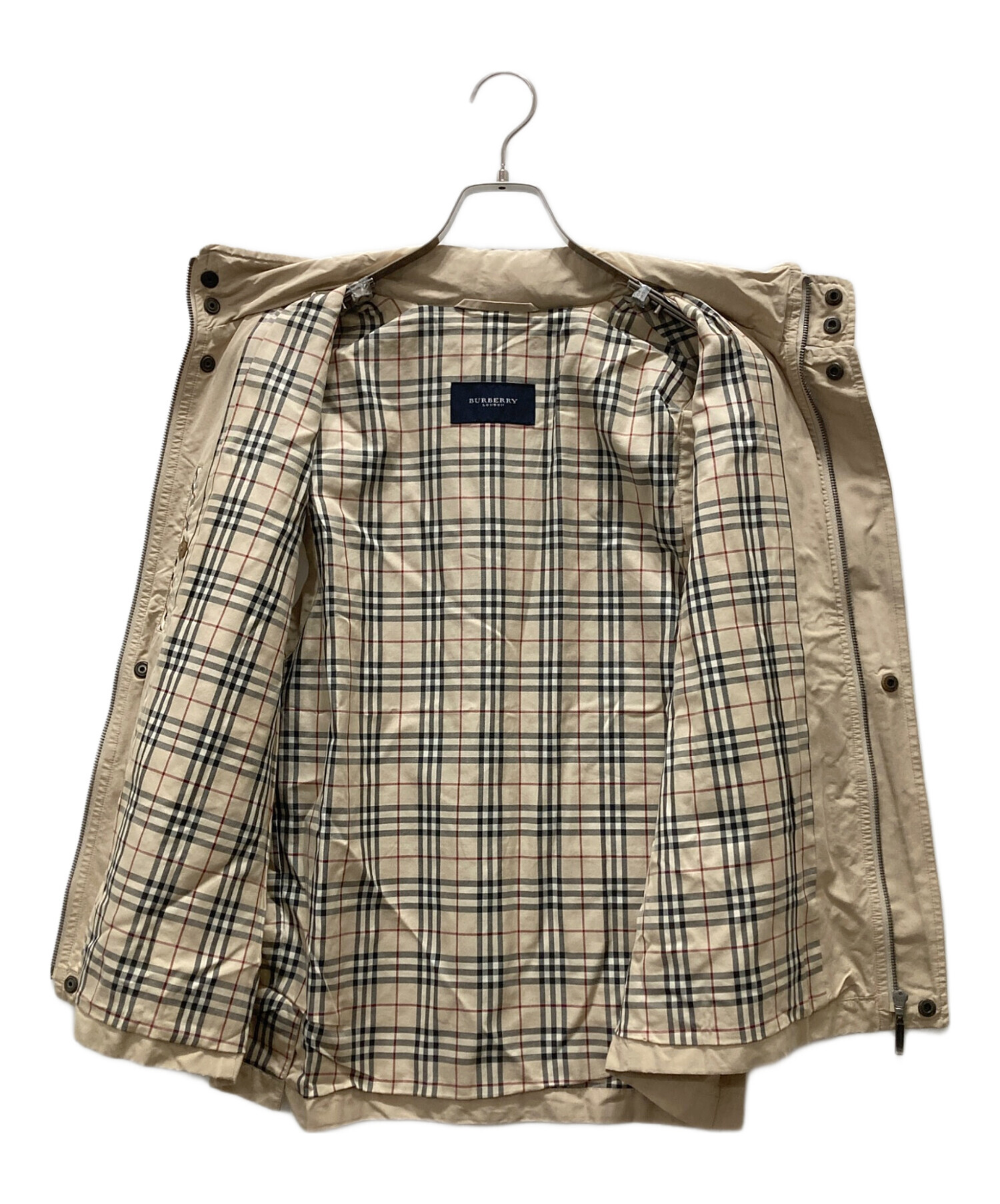 中古美品　バーバリーロンドン　ノバチェックベスト　ネイビー　４０ 中古・古着通販】BURBERRY LONDON (バーバリー ロンドン) ノバチェック