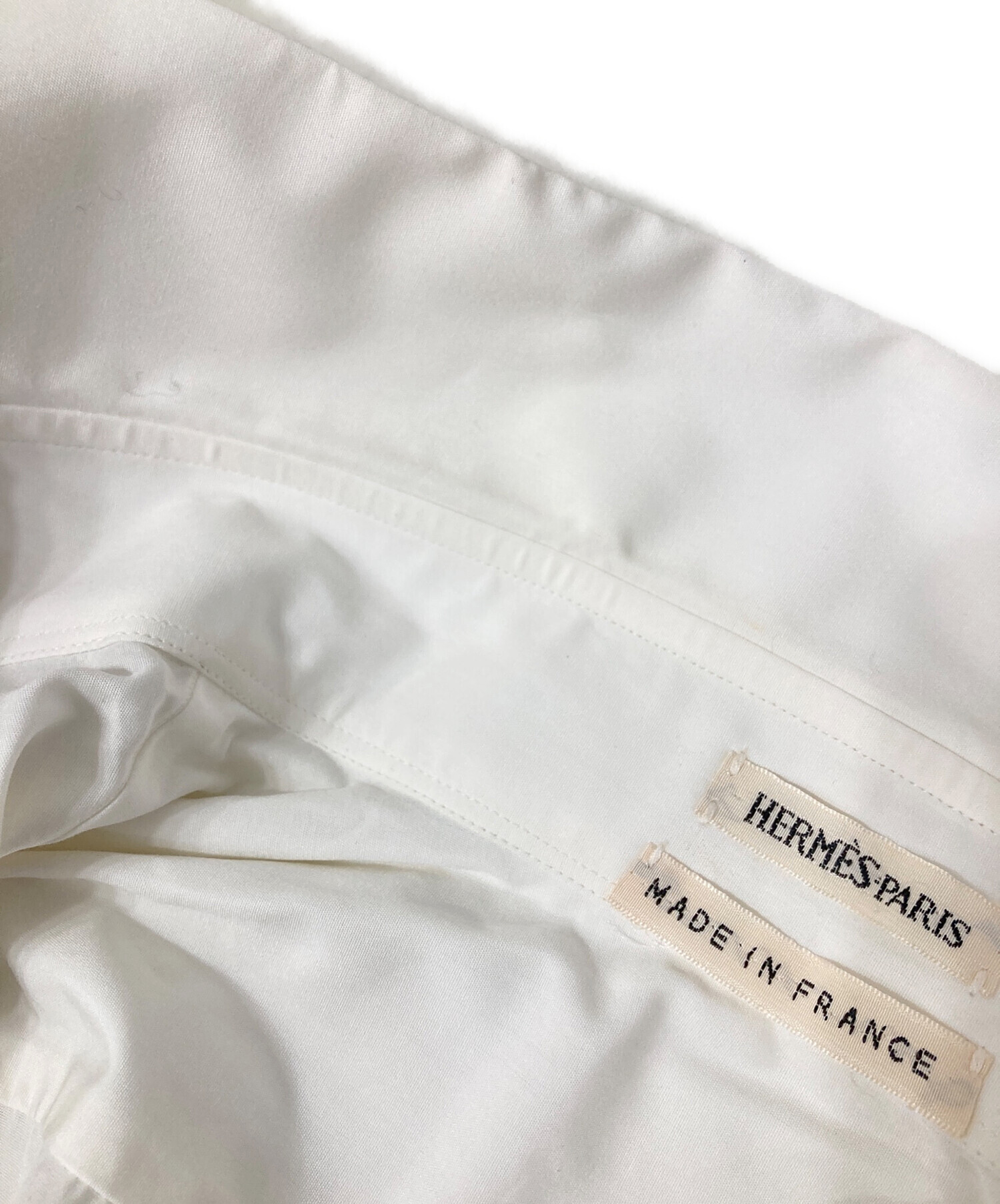 中古・古着通販】HERMES (エルメス) ダブルポケット比翼ドレスシャツ