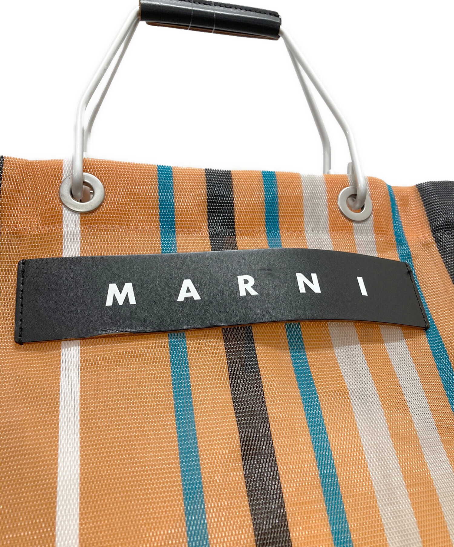 中古・古着通販】MARNI (マルニ) マーケット トートバッグ オレンジ