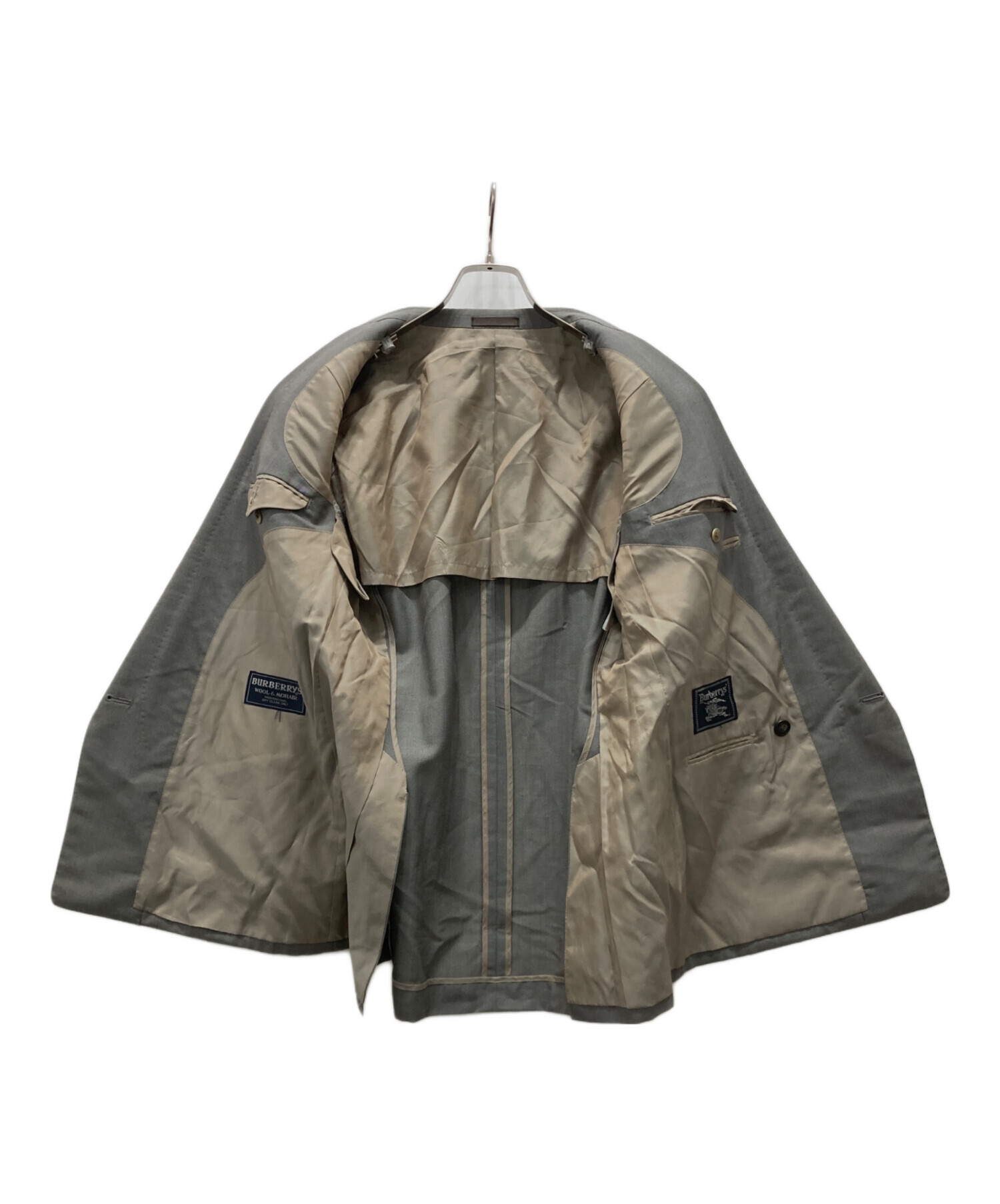 Burberry's ダブルジャケット 中古・古着通販】Burberry's (バーバリー) ダブルジャケット グレー