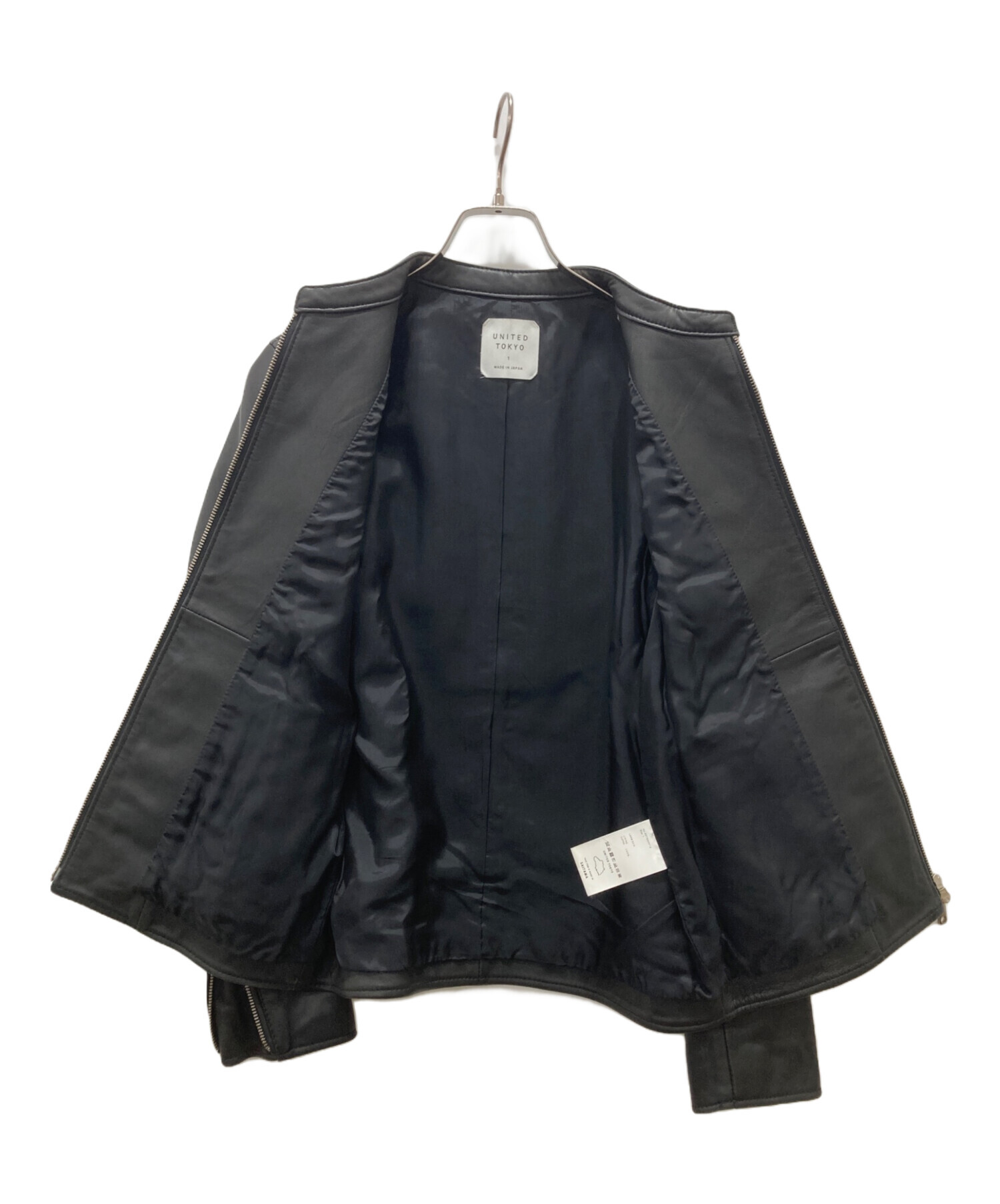 【未使用】UNITED TOKYO ラムレザージャケット サイズ1 中古・古着通販】UNITED TOKYO (ユナイテッドトーキョー) ラムレザー