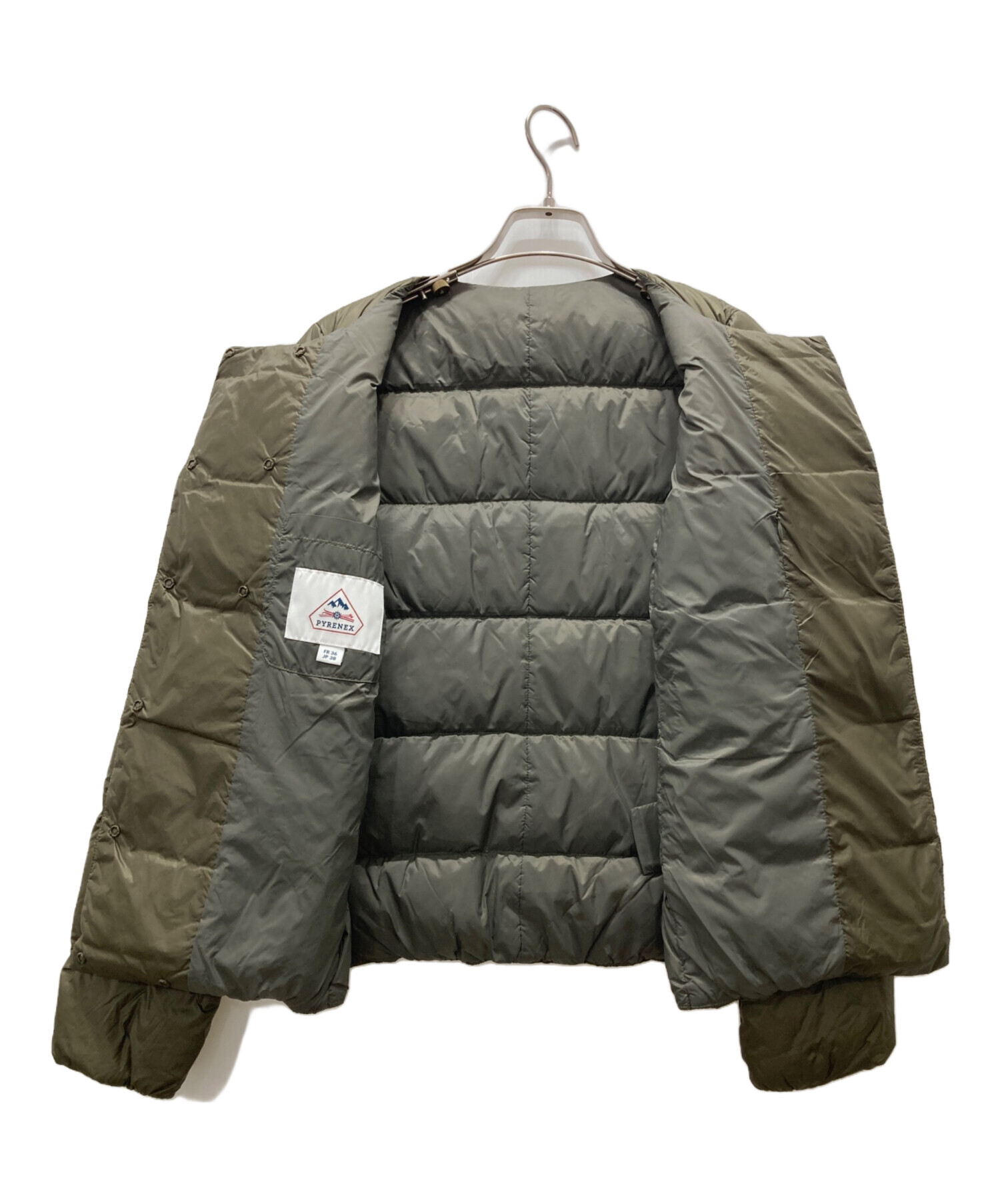中古・古着通販】Pyrenex (ピレネックス) ダウンジャケット カーキ 