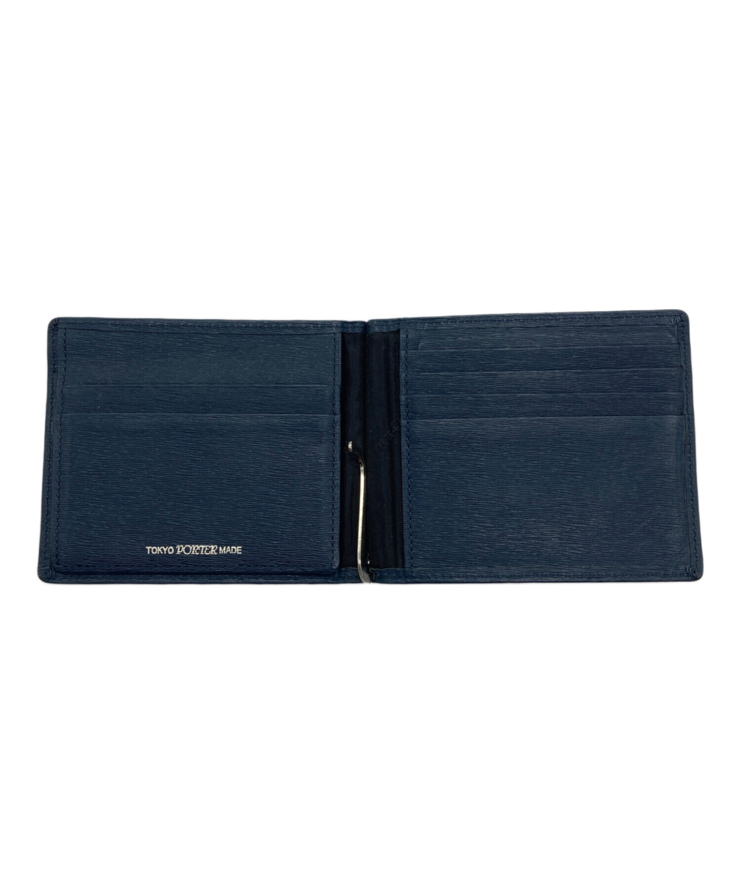 中古・古着通販】PORTER (ポーター) マネークリップ ネイビー