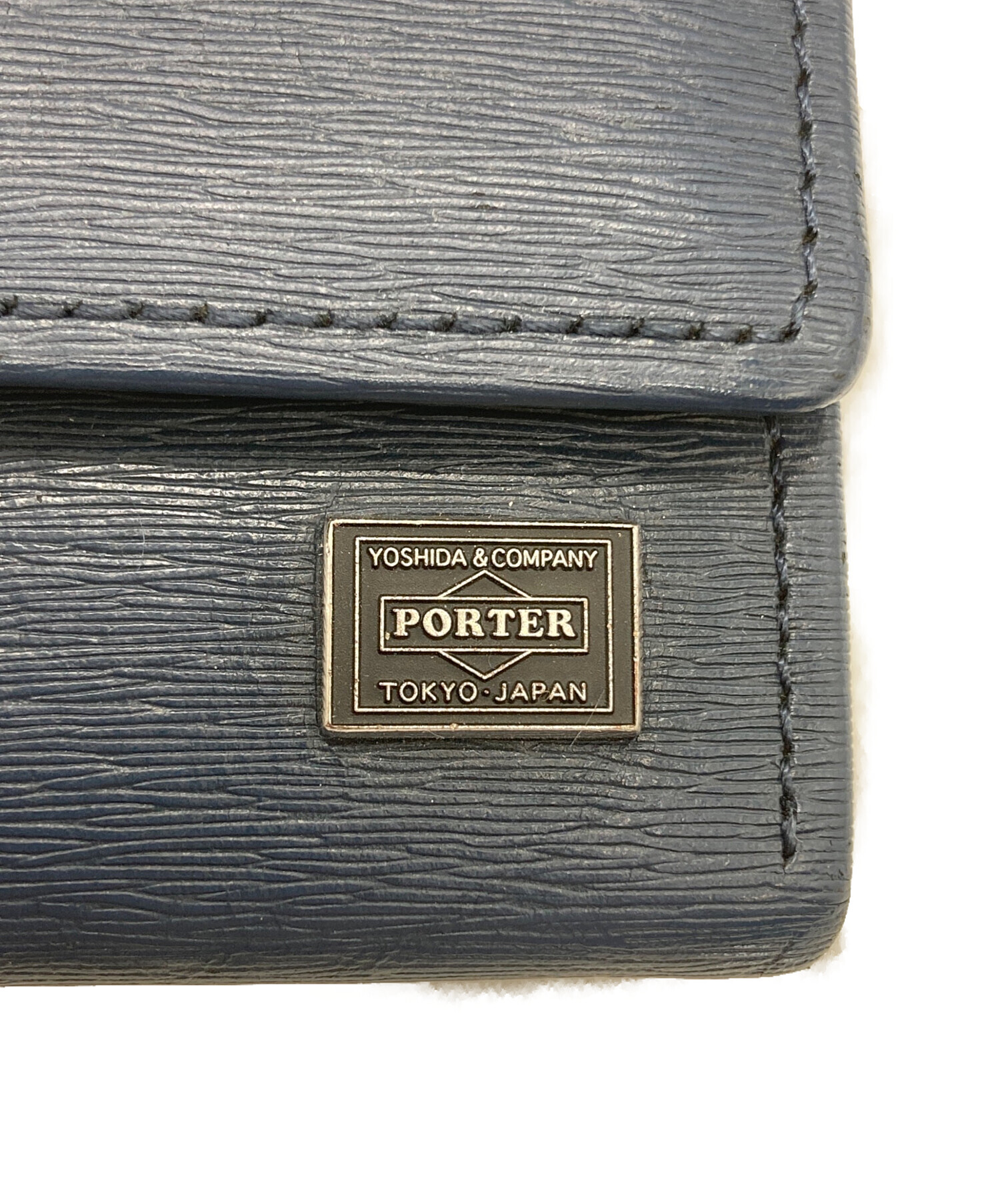 中古・古着通販】PORTER (ポーター) コインケース ネイビー｜ブランド