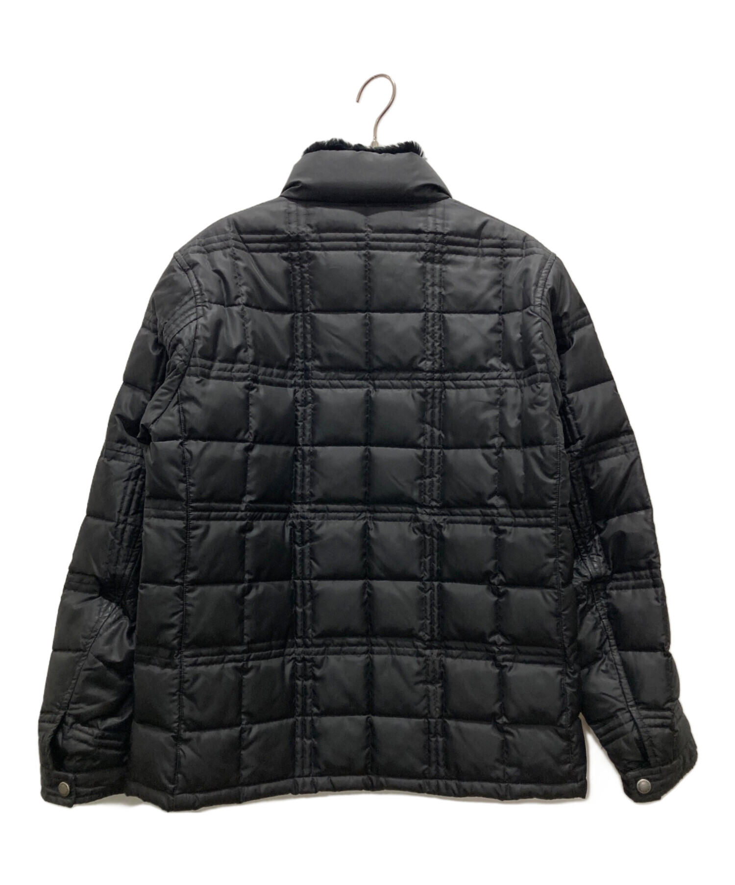 BURBERRY LONDON バーバリーロンドン　ダウン　ノバチェック　黒 中古・古着通販】BURBERRY BLACK LABEL (バーバリーブラックレーベル