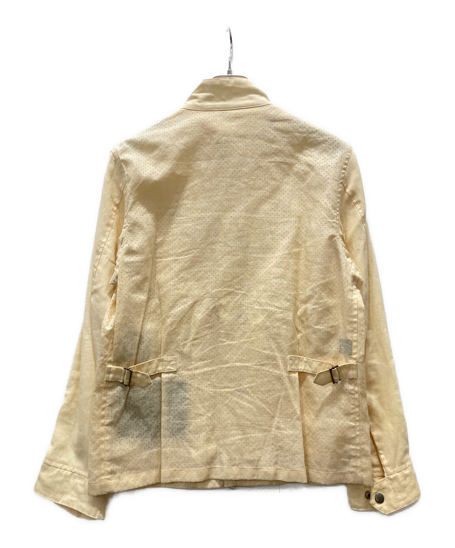 中古・古着通販】BELSTAFF (ベルスタッフ) リネンジャケット イエロー