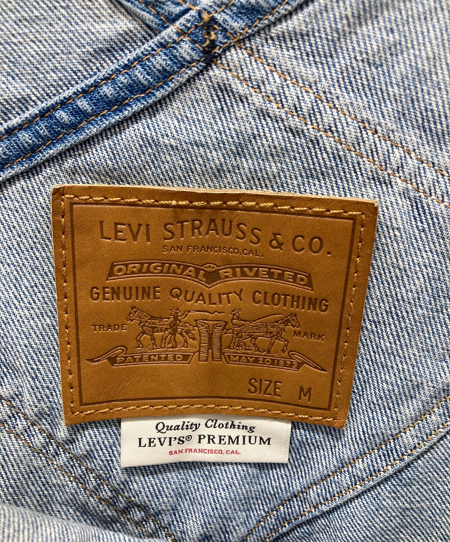 中古・古着通販】LEVI'S (リーバイス) オーバーオール インディゴ