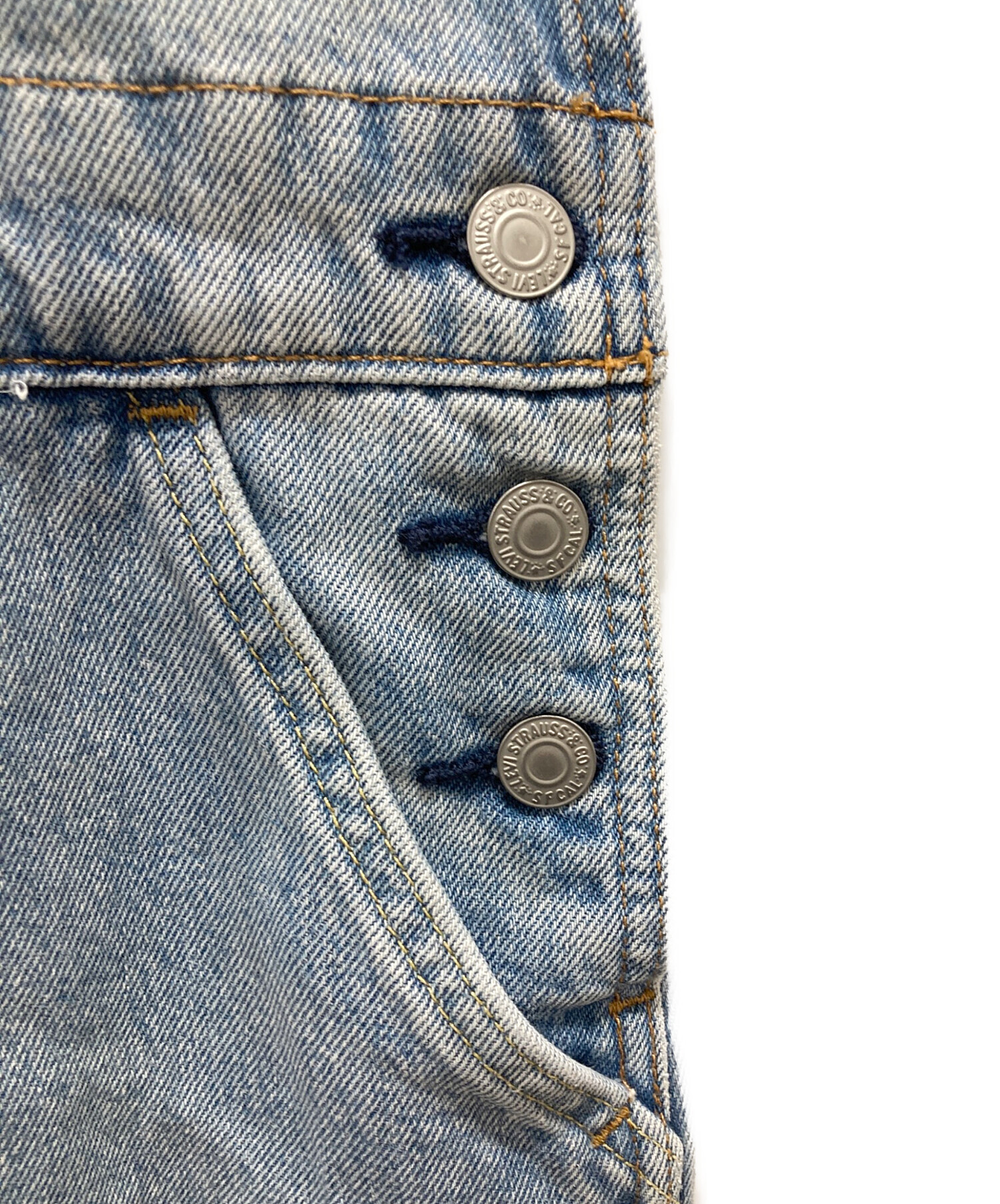 中古・古着通販】LEVI'S (リーバイス) オーバーオール インディゴ