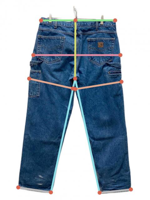 USA 古着 Carhartt カーハート ペインター デニムパンツ 38×30 中古・古着通販】CarHartt (カーハート) デニムペインターパンツ